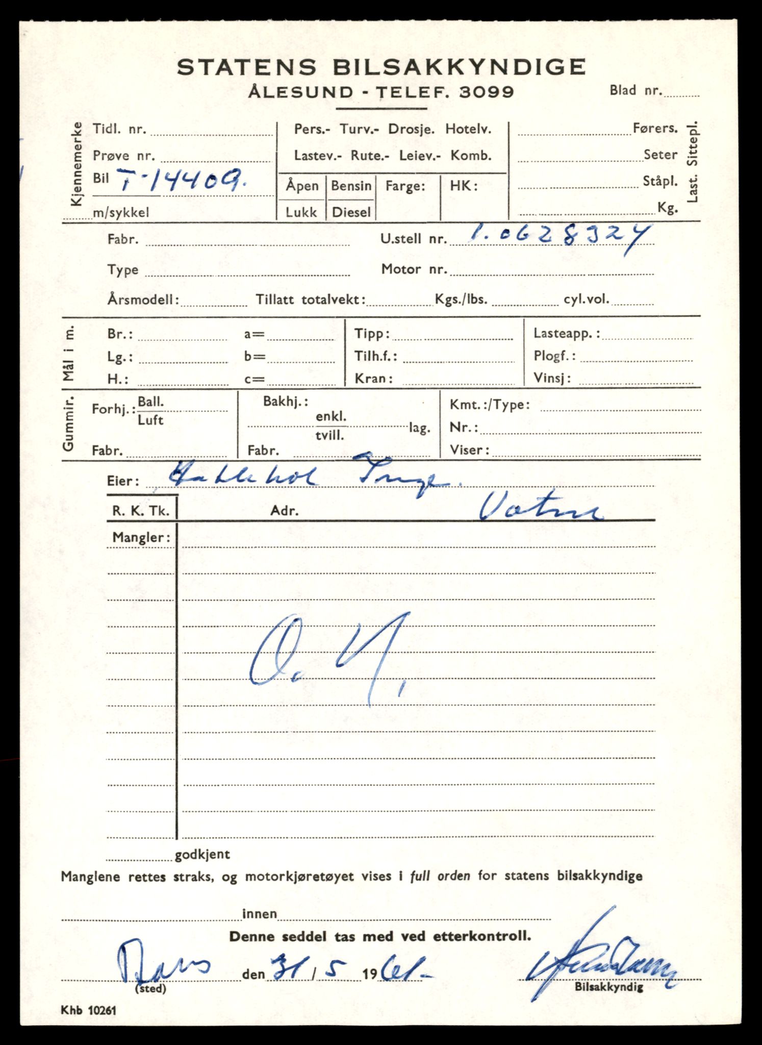 Møre og Romsdal vegkontor - Ålesund trafikkstasjon, AV/SAT-A-4099/F/Fe/L0045: Registreringskort for kjøretøy T 14320 - T 14444, 1927-1998, s. 2281
