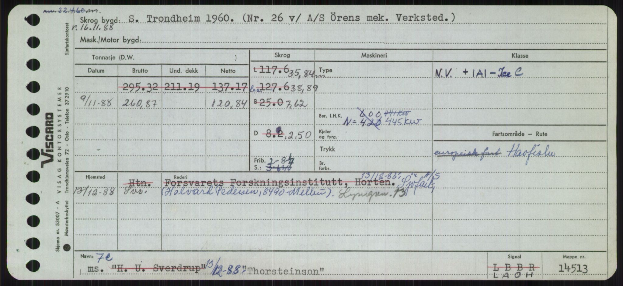 Sjøfartsdirektoratet med forløpere, Skipsmålingen, RA/S-1627/H/Ha/L0006/0001: Fartøy, Sver-Å / Fartøy, Sver-T, s. 385