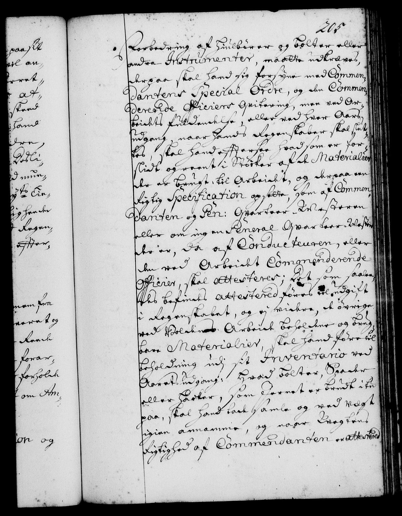 Rentekammeret, Kammerkanselliet, AV/RA-EA-3111/G/Gg/Ggi/L0001: Norsk instruksjonsprotokoll med register (merket RK 53.34), 1720-1729, s. 205