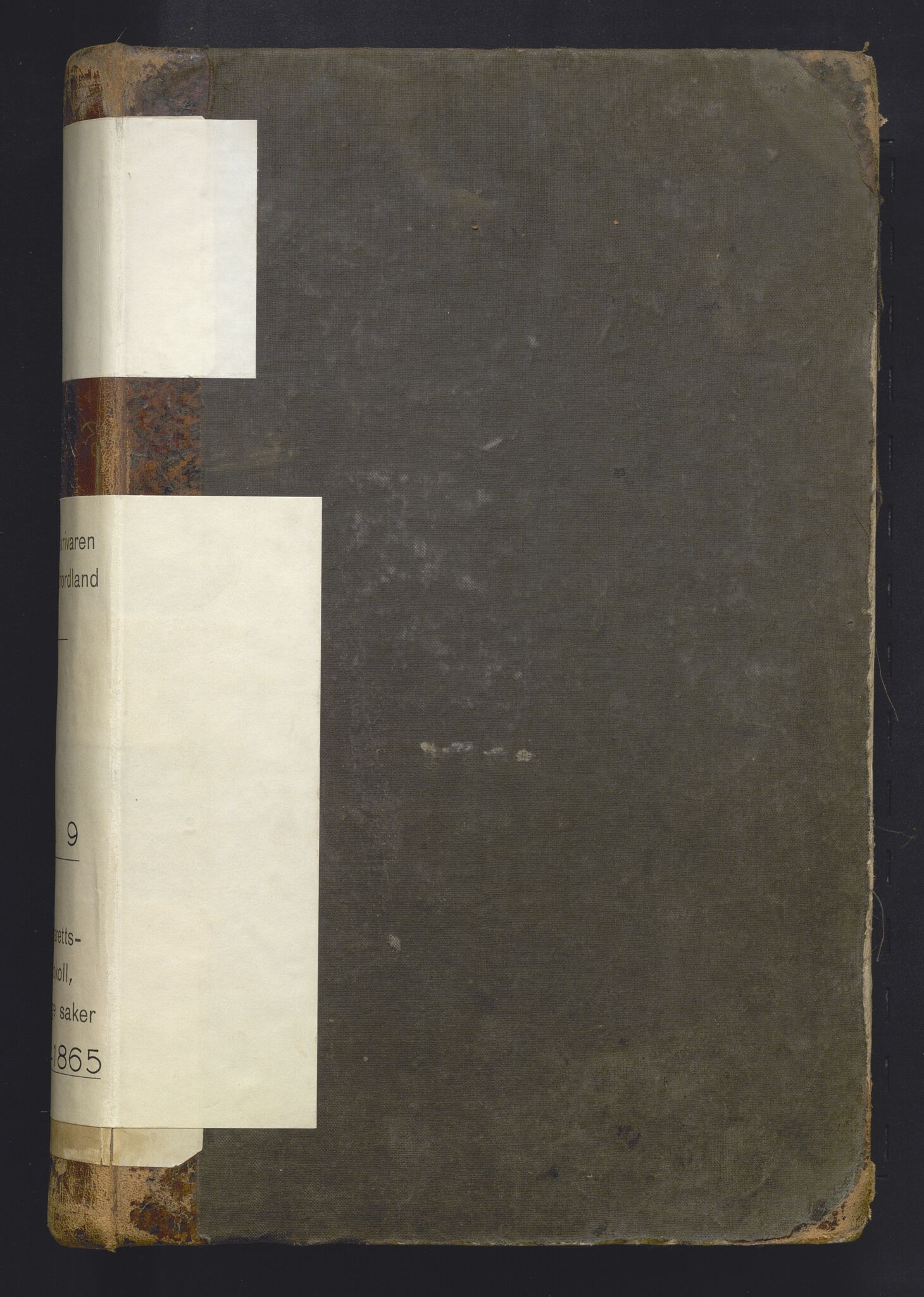 Nordhordland sorenskrivar, AV/SAB-A-2901/1/F/Fd/Fdc/L0009: Ekstrarettsprotkoller, offentlege sakar., 1862-1865