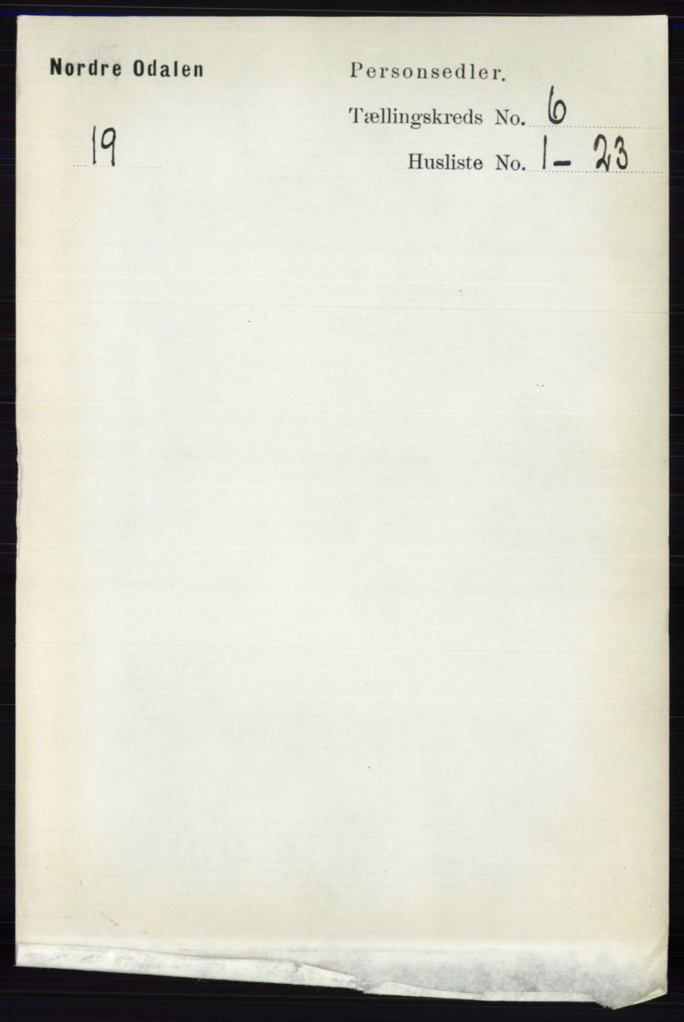 RA, Folketelling 1891 for 0418 Nord-Odal herred, 1891, s. 2272