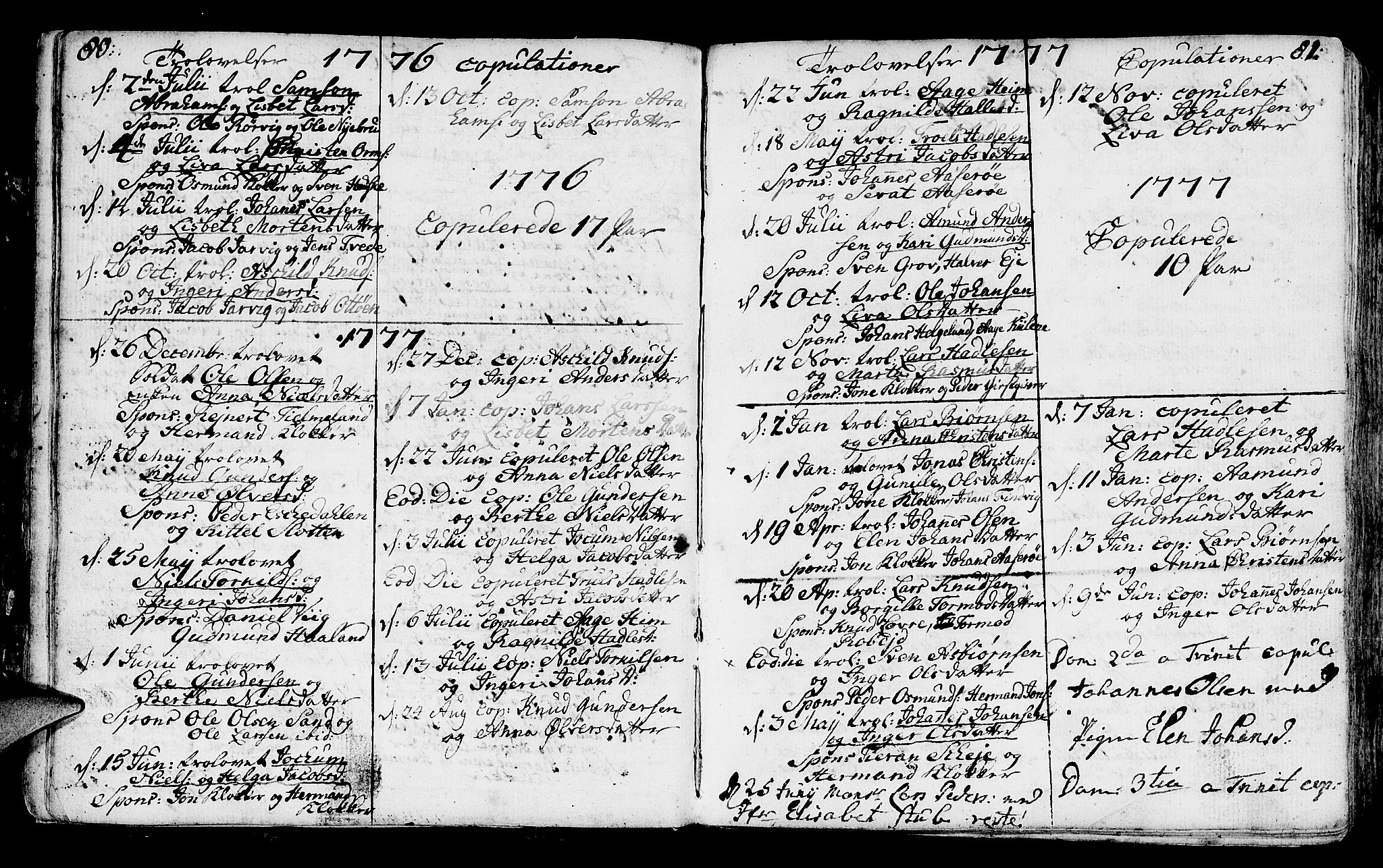 Jelsa sokneprestkontor, AV/SAST-A-101842/01/IV: Ministerialbok nr. A 3, 1768-1796, s. 80-81