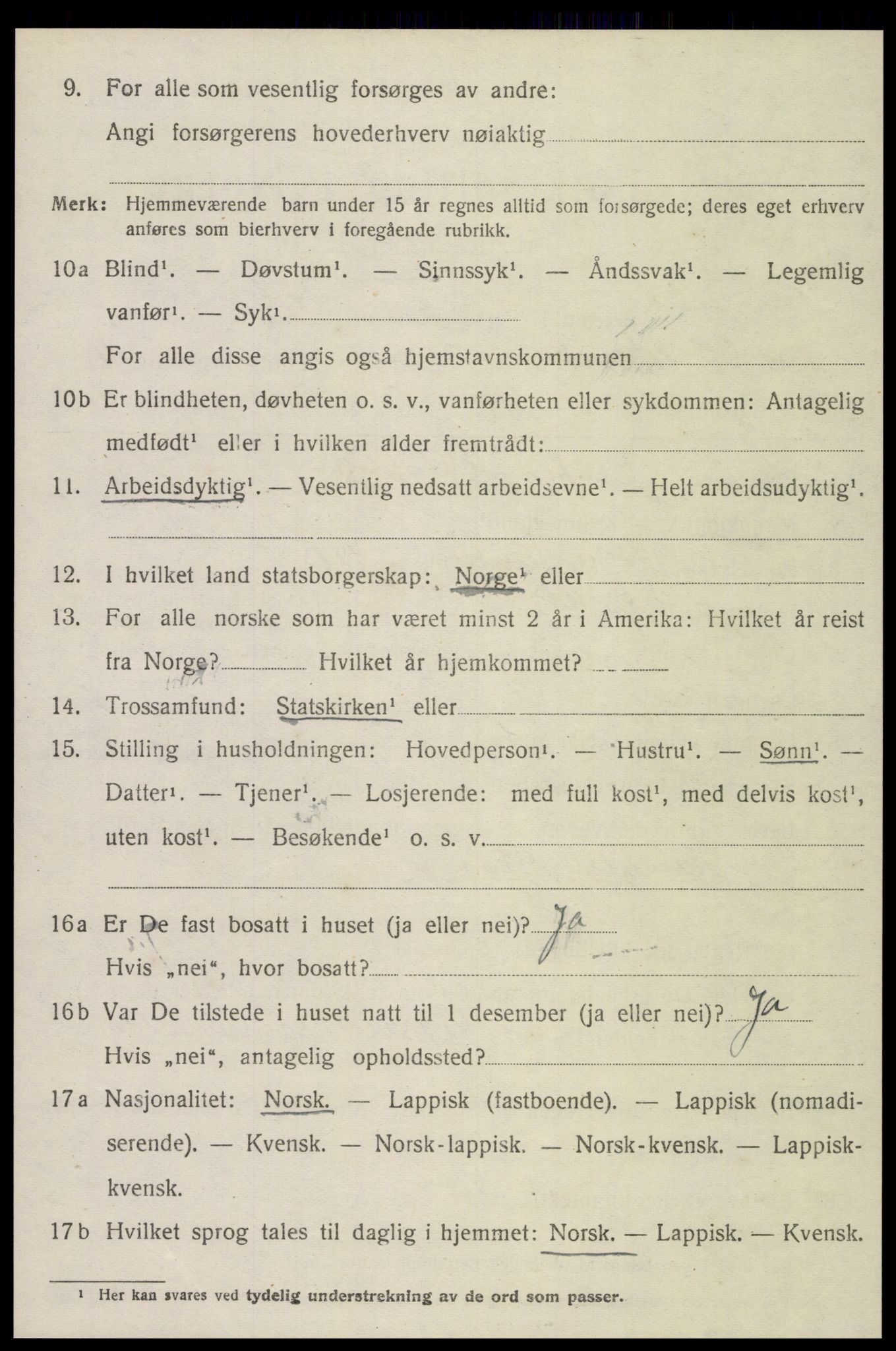 SAT, Folketelling 1920 for 1718 Leksvik herred, 1920, s. 4625