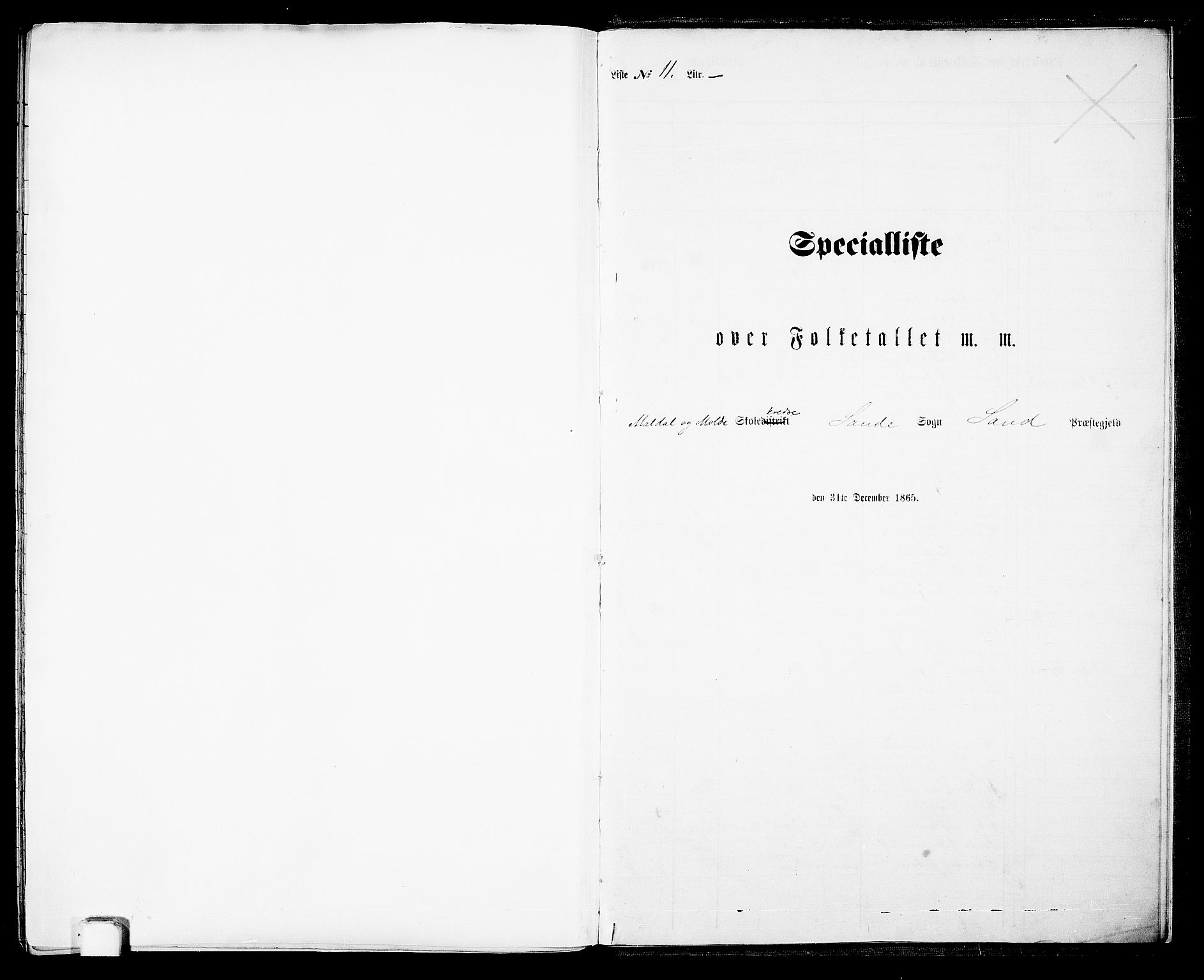 RA, Folketelling 1865 for 1136P Sand prestegjeld, 1865, s. 158