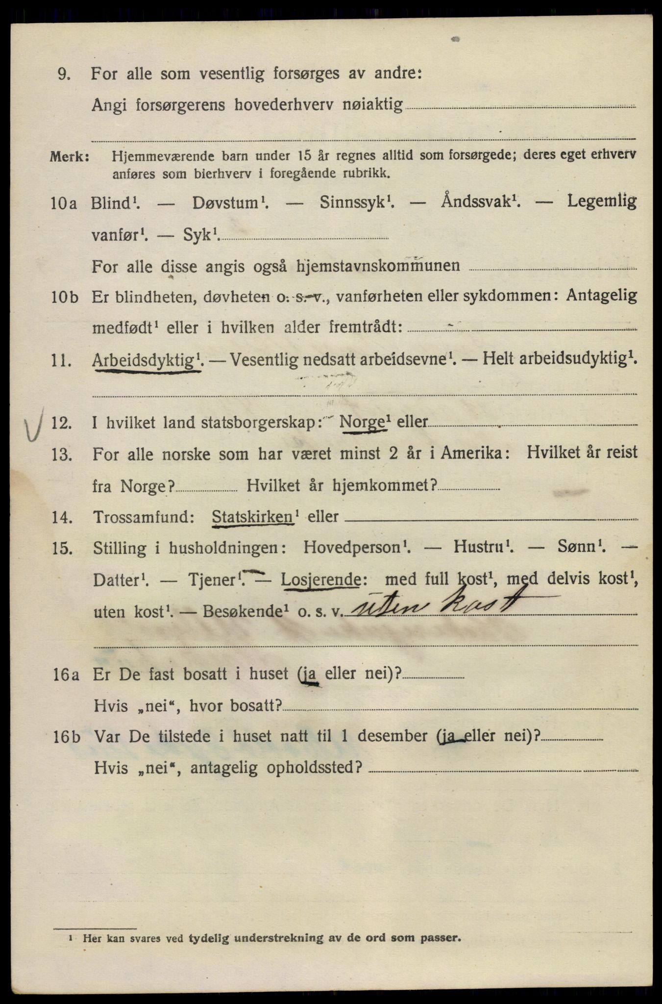 SAO, Folketelling 1920 for 0301 Kristiania kjøpstad, 1920, s. 654764