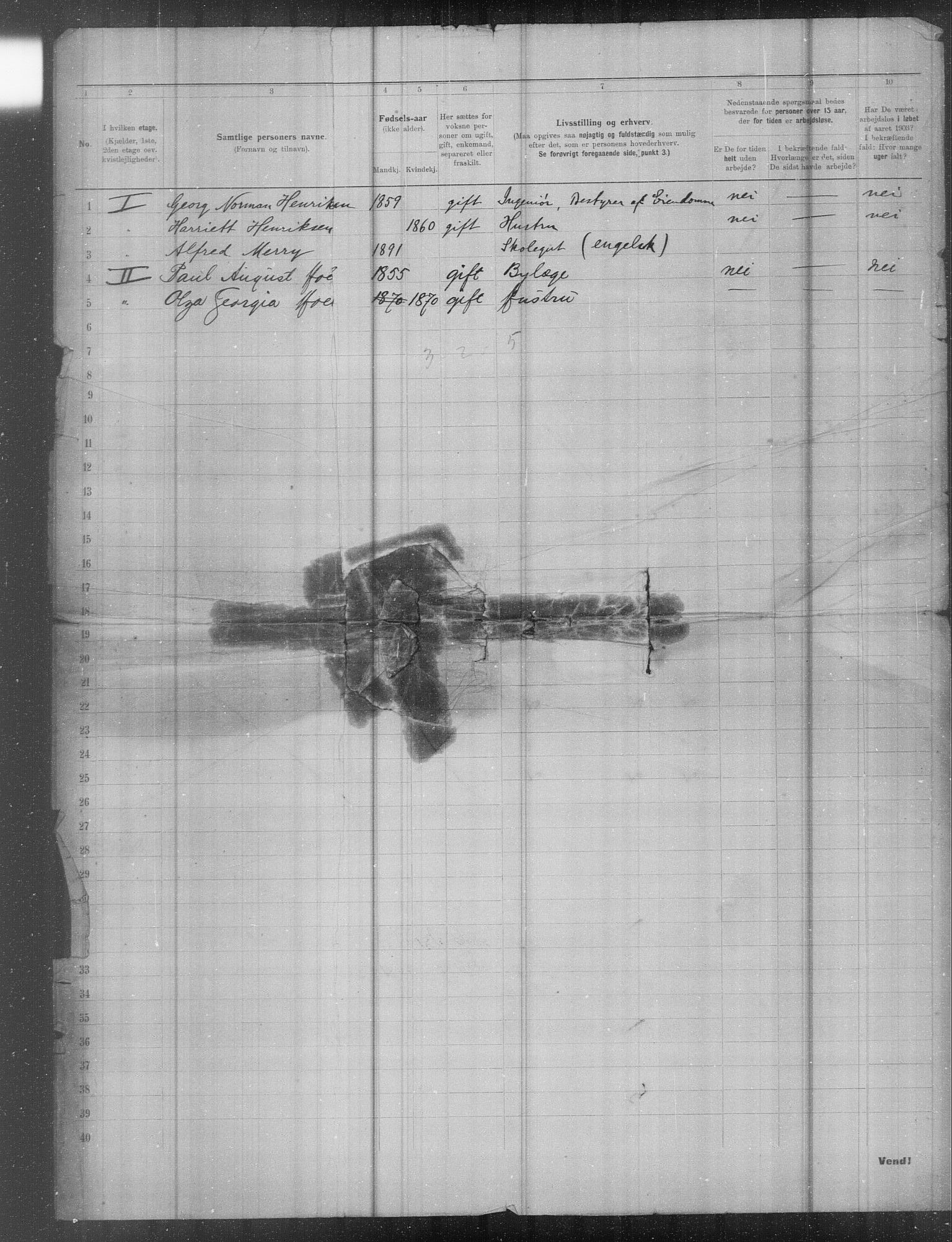 OBA, Kommunal folketelling 31.12.1903 for Kristiania kjøpstad, 1903, s. 24978