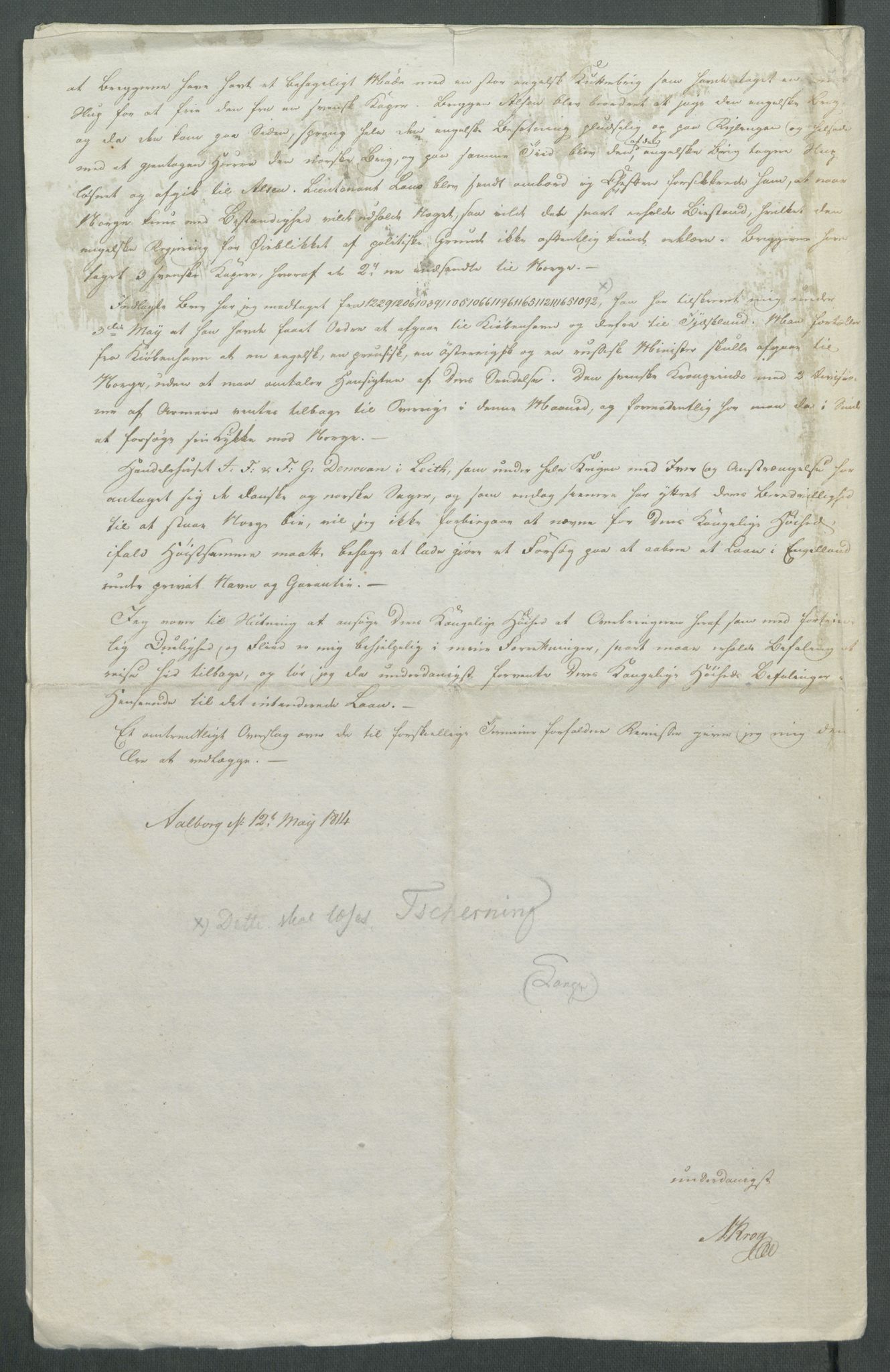 Forskjellige samlinger, Historisk-kronologisk samling, AV/RA-EA-4029/G/Ga/L0009A: Historisk-kronologisk samling. Dokumenter fra januar og ut september 1814. , 1814, s. 53