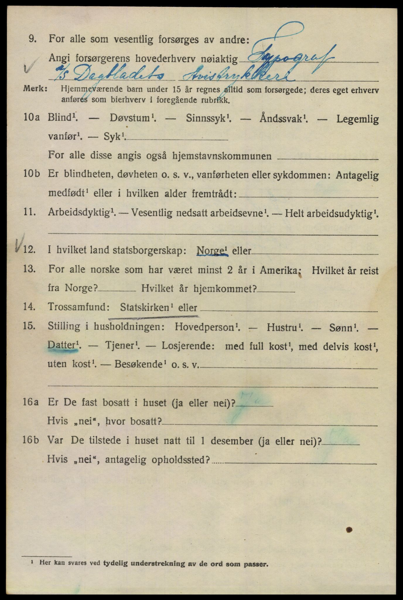 SAO, Folketelling 1920 for 0301 Kristiania kjøpstad, 1920, s. 507962