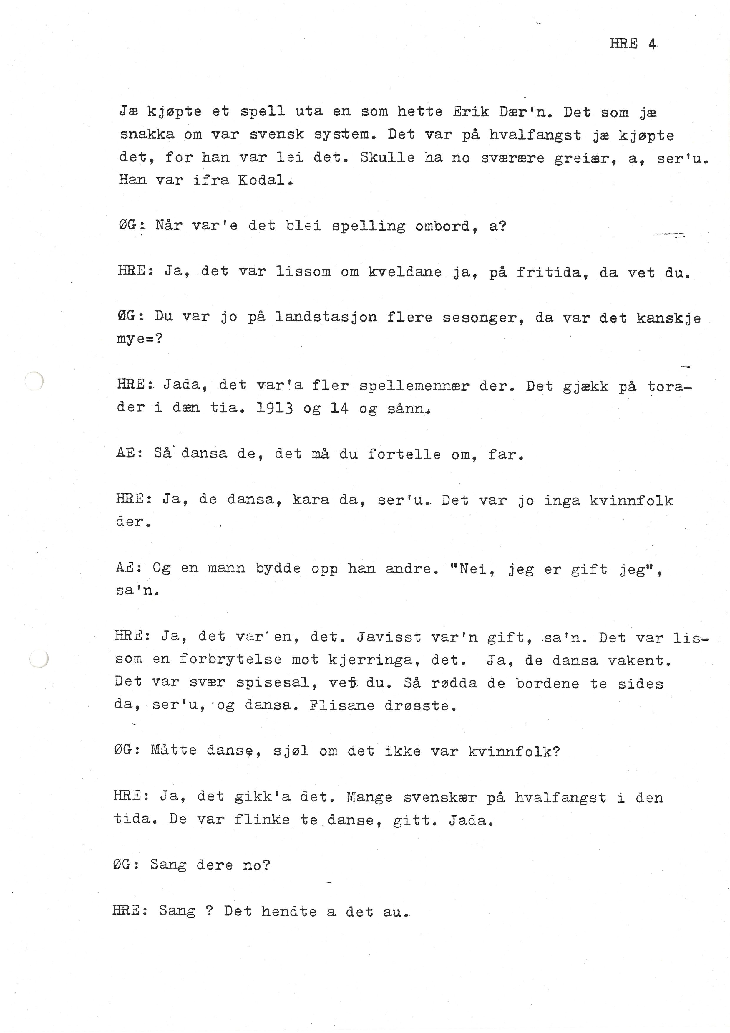 Sa 16 - Folkemusikk fra Vestfold, Gjerdesamlingen, VEMU/A-1868/I/L0001: Informantregister med intervjunedtegnelser, 1979-1986