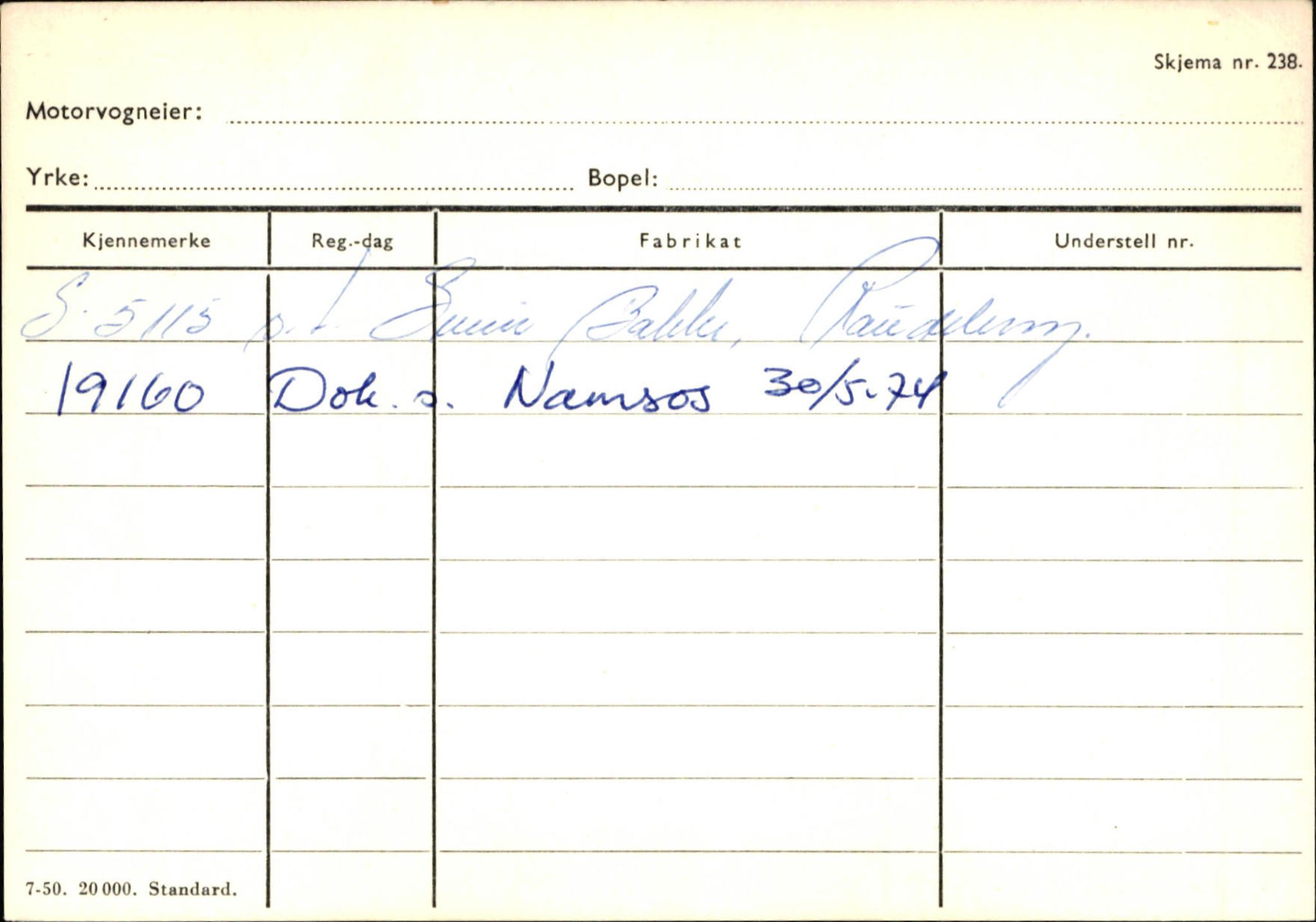 Statens vegvesen, Sogn og Fjordane vegkontor, AV/SAB-A-5301/4/F/L0130: Eigarregister Eid T-Å. Høyanger A-O, 1945-1975, s. 1806