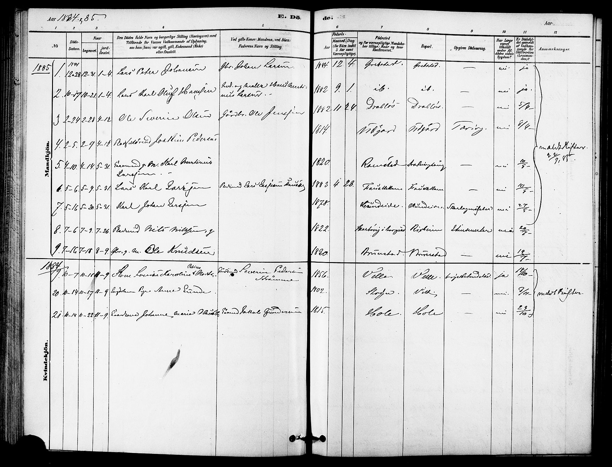 Ministerialprotokoller, klokkerbøker og fødselsregistre - Møre og Romsdal, AV/SAT-A-1454/523/L0334: Ministerialbok nr. 523A01, 1878-1891