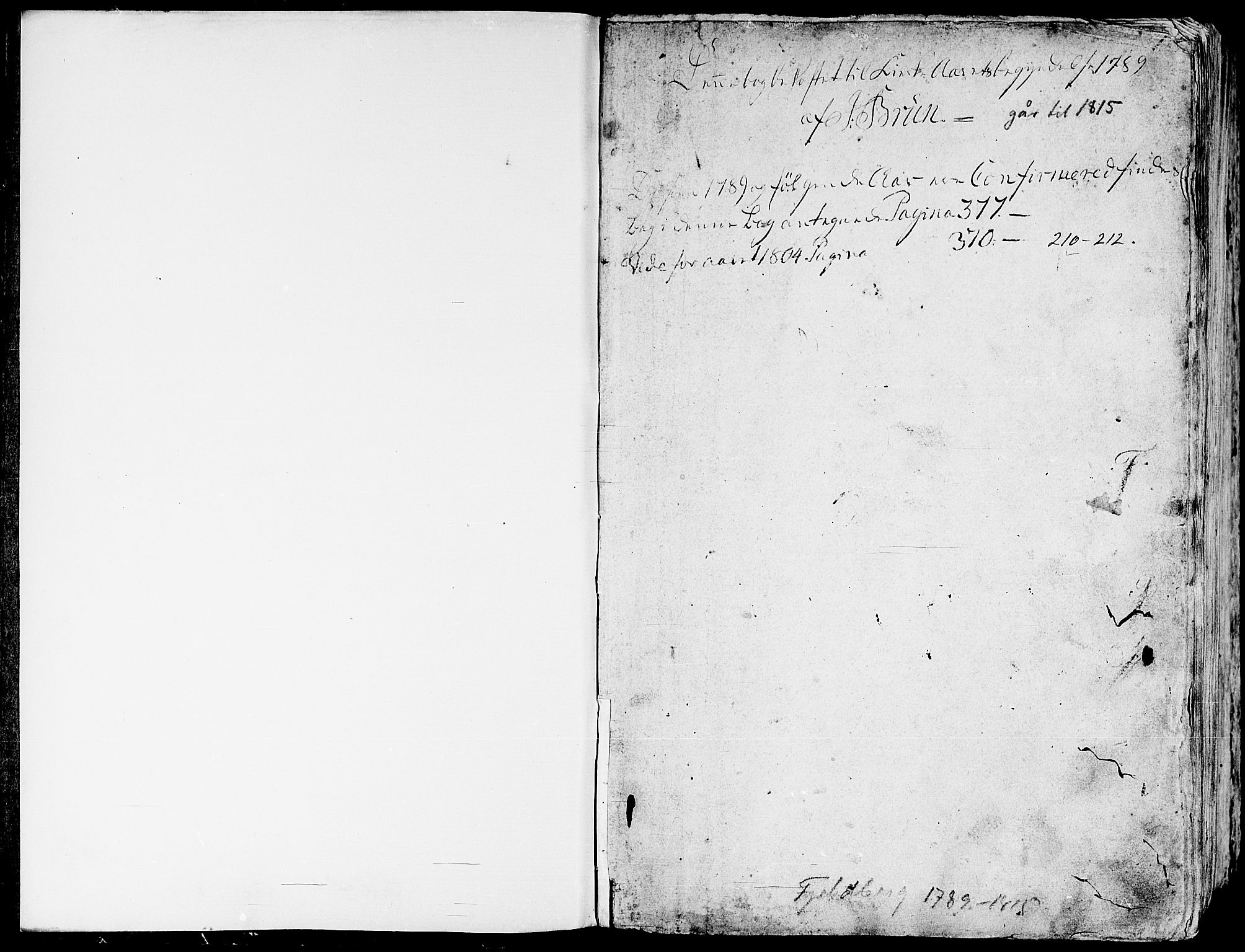 Fjelberg sokneprestembete, SAB/A-75201/H/Haa: Ministerialbok nr. A 3, 1788-1815, s. 1