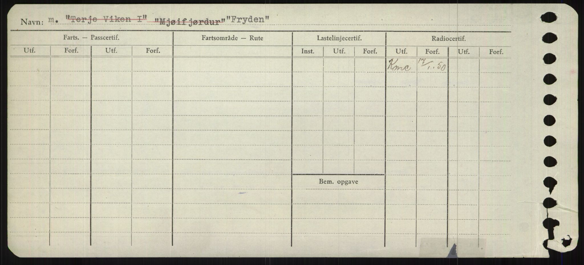 Sjøfartsdirektoratet med forløpere, Skipsmålingen, RA/S-1627/H/Ha/L0002/0001: Fartøy, Eik-Hill / Fartøy, Eik-F, s. 832