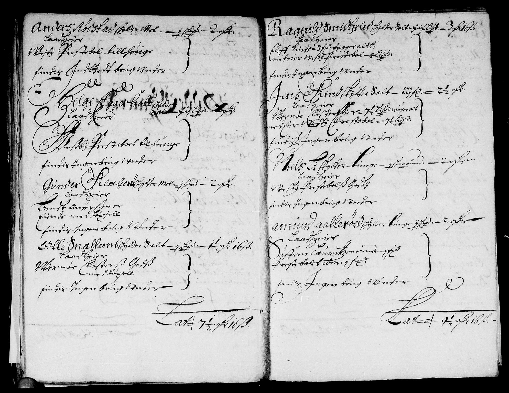 Rentekammeret inntil 1814, Reviderte regnskaper, Stiftamtstueregnskaper, Landkommissariatet på Akershus og Akershus stiftamt, AV/RA-EA-5869/R/Rb/L0093: Akershus stiftamt, 1673