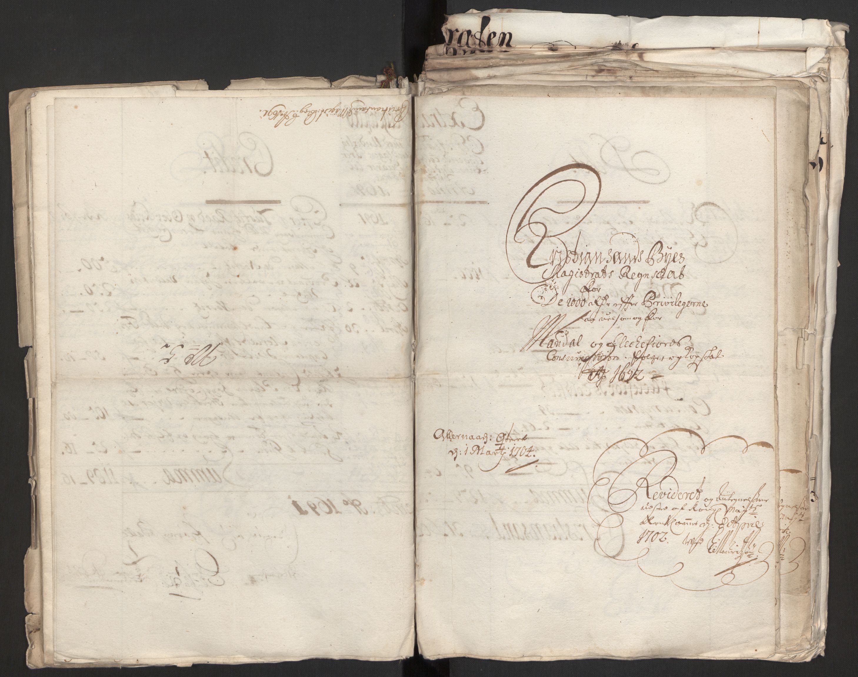 Rentekammeret inntil 1814, Reviderte regnskaper, Byregnskaper, AV/RA-EA-4066/R/Rm/L0258: [M1] Kontribusjonsregnskap, 1664-1700, s. 55