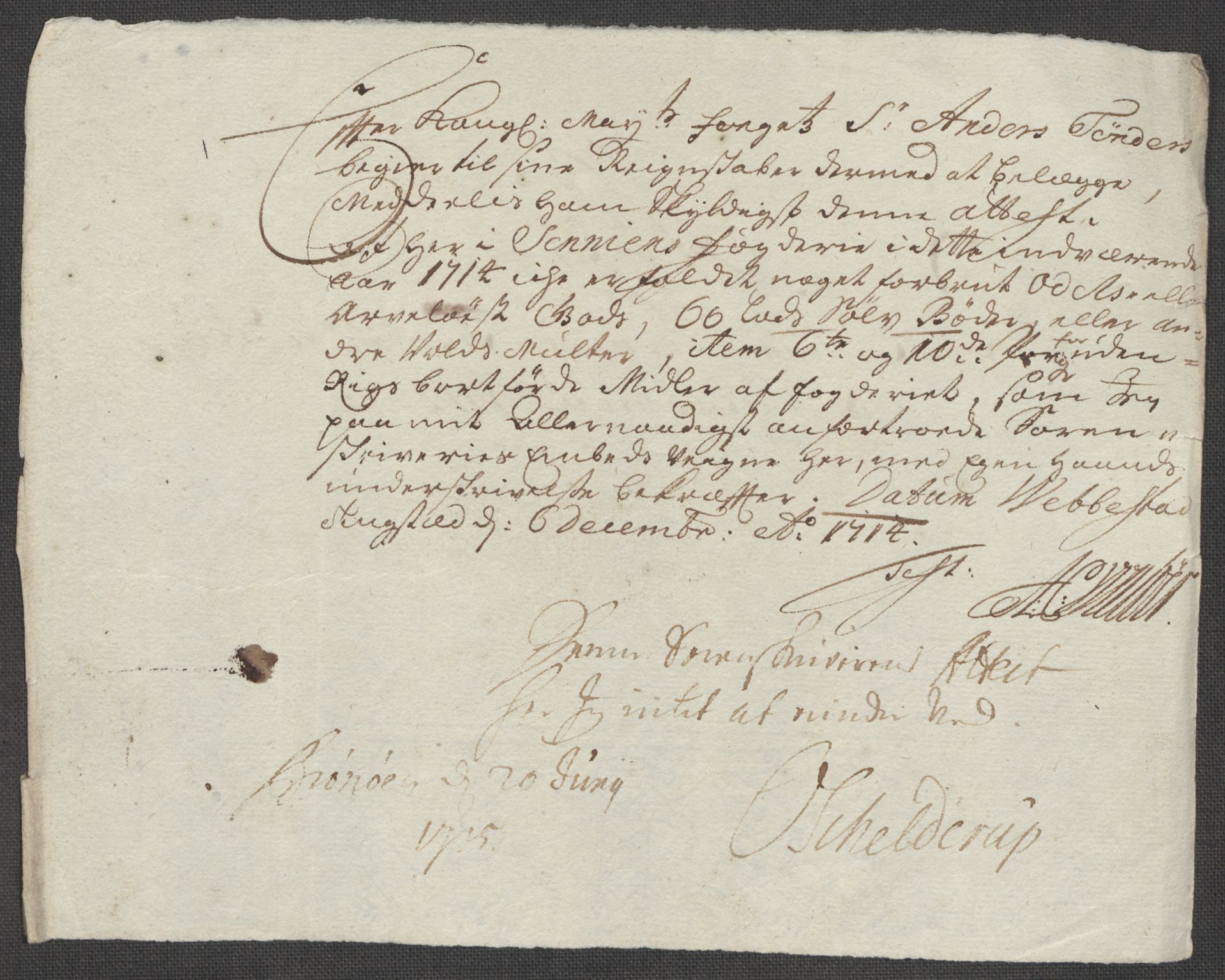 Rentekammeret inntil 1814, Reviderte regnskaper, Fogderegnskap, RA/EA-4092/R68/L4760: Fogderegnskap Senja og Troms, 1714, s. 277