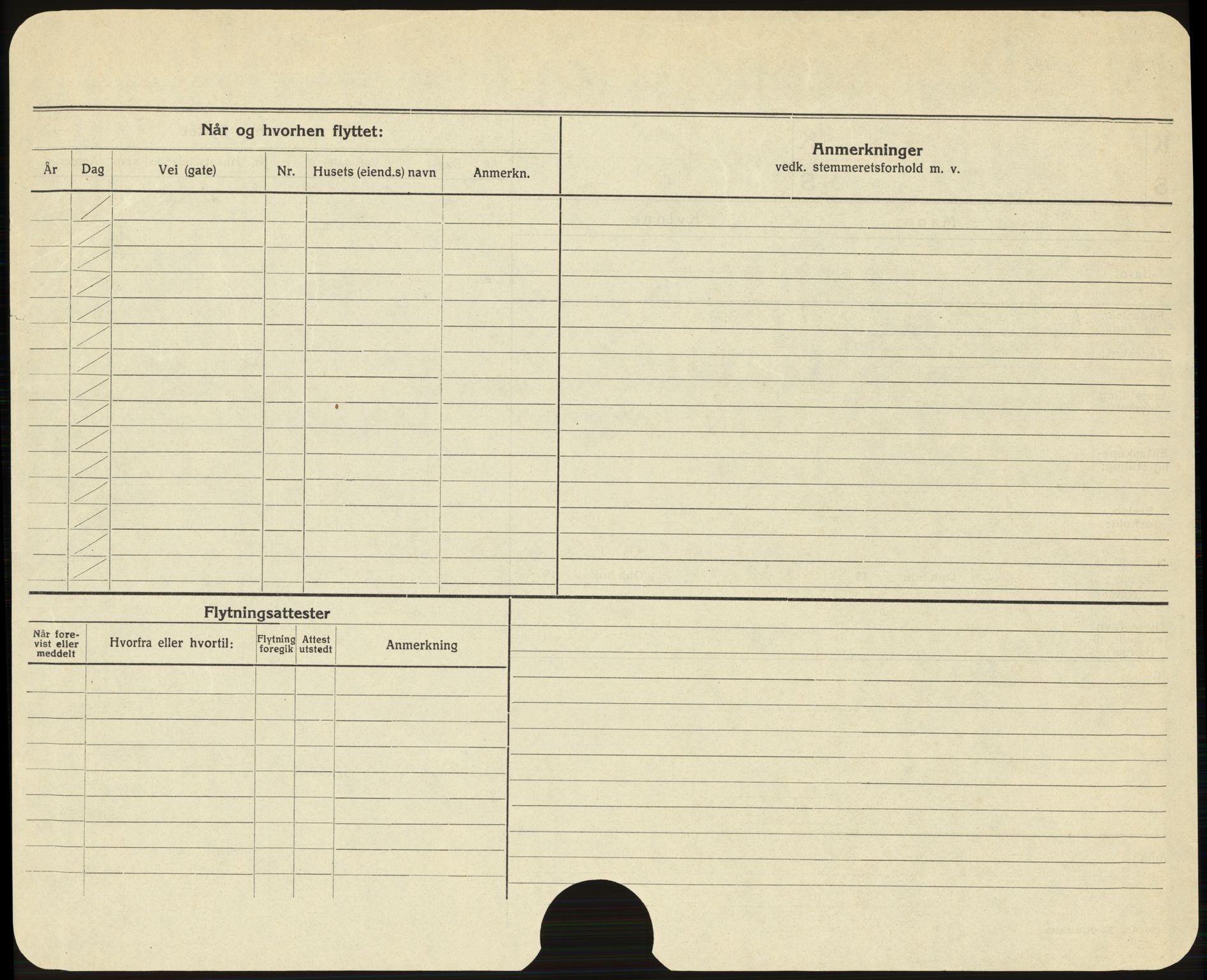 Bærum folkeregister, AV/SAO-A-10504/F/L0001: Utflyttede, 1923