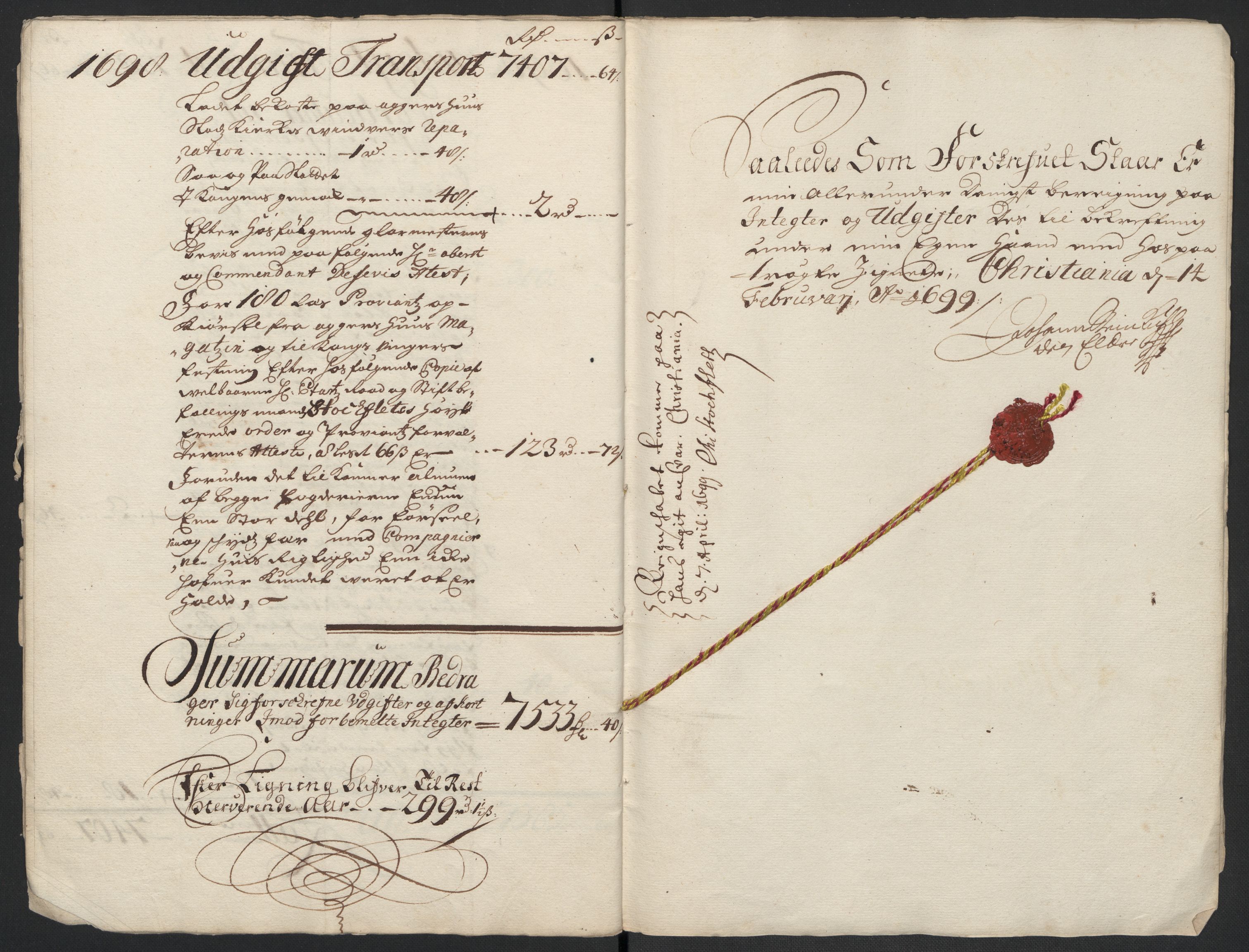 Rentekammeret inntil 1814, Reviderte regnskaper, Fogderegnskap, AV/RA-EA-4092/R10/L0441: Fogderegnskap Aker og Follo, 1698, s. 17