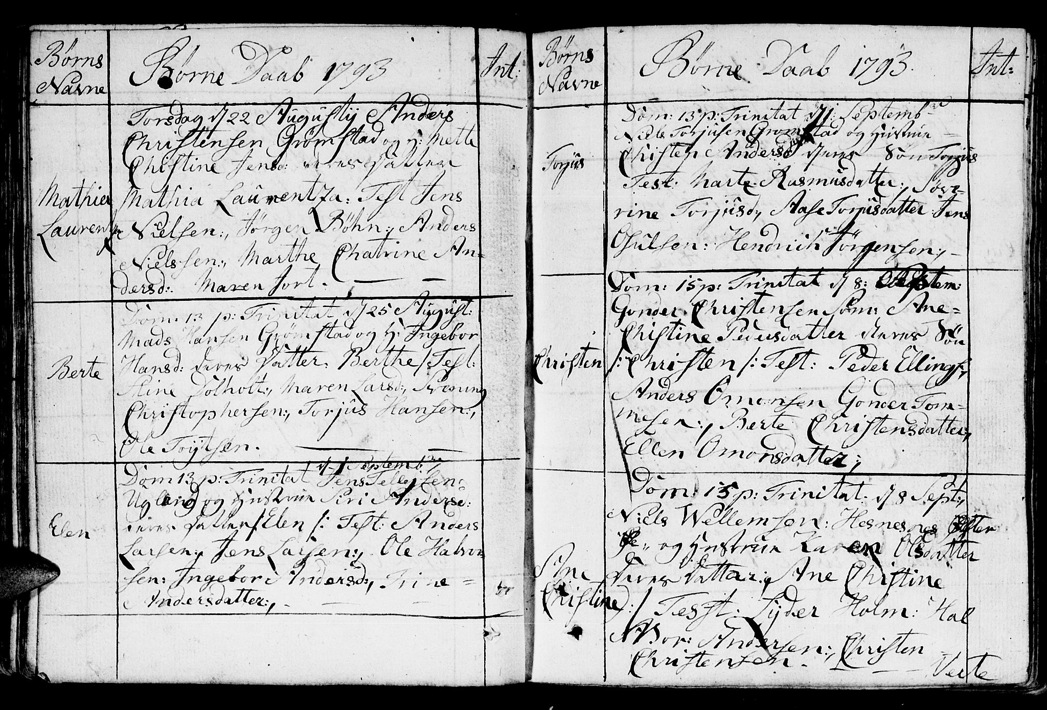 Fjære sokneprestkontor, AV/SAK-1111-0011/F/Fb/L0005: Klokkerbok nr. B 5, 1785-1803, s. 116