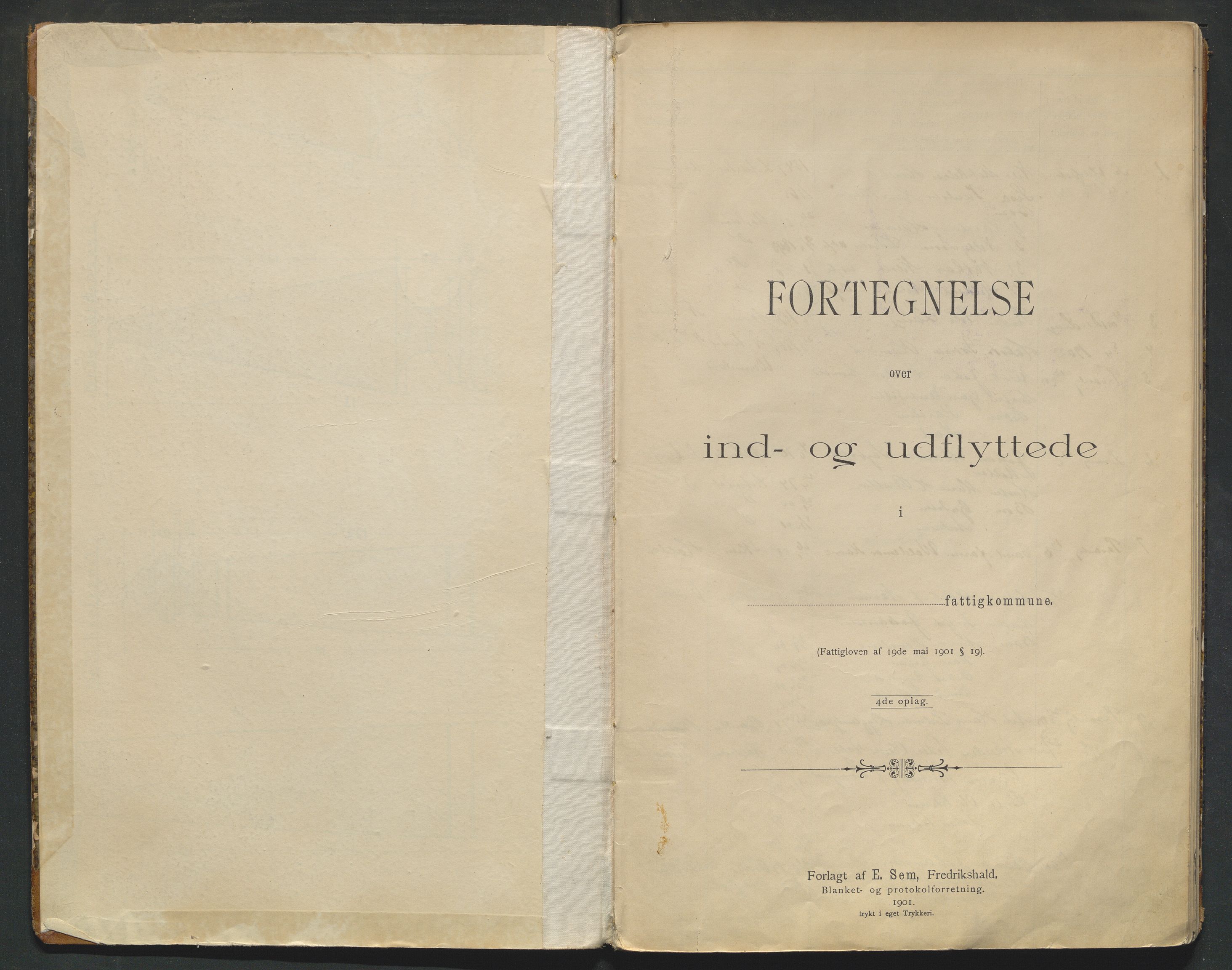 Nord-Aurdal lensmannskontor, AV/SAH-LON-017/L/La/L0001: Protokoll over inn- og utflyttede, 1901-1924