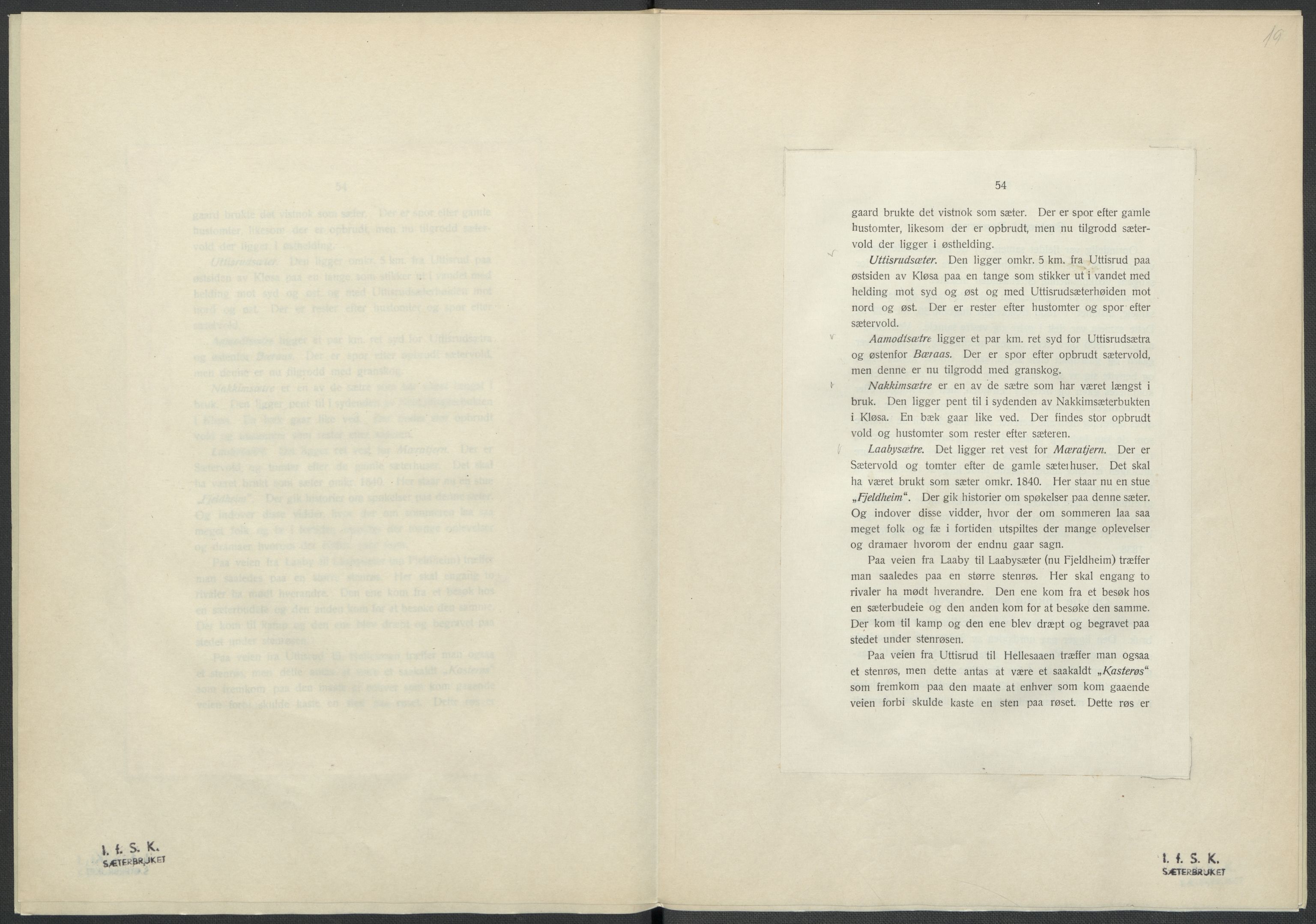 Instituttet for sammenlignende kulturforskning, AV/RA-PA-0424/F/Fc/L0002/0001: Eske B2: / Østfold (perm I), 1932-1935, s. 19