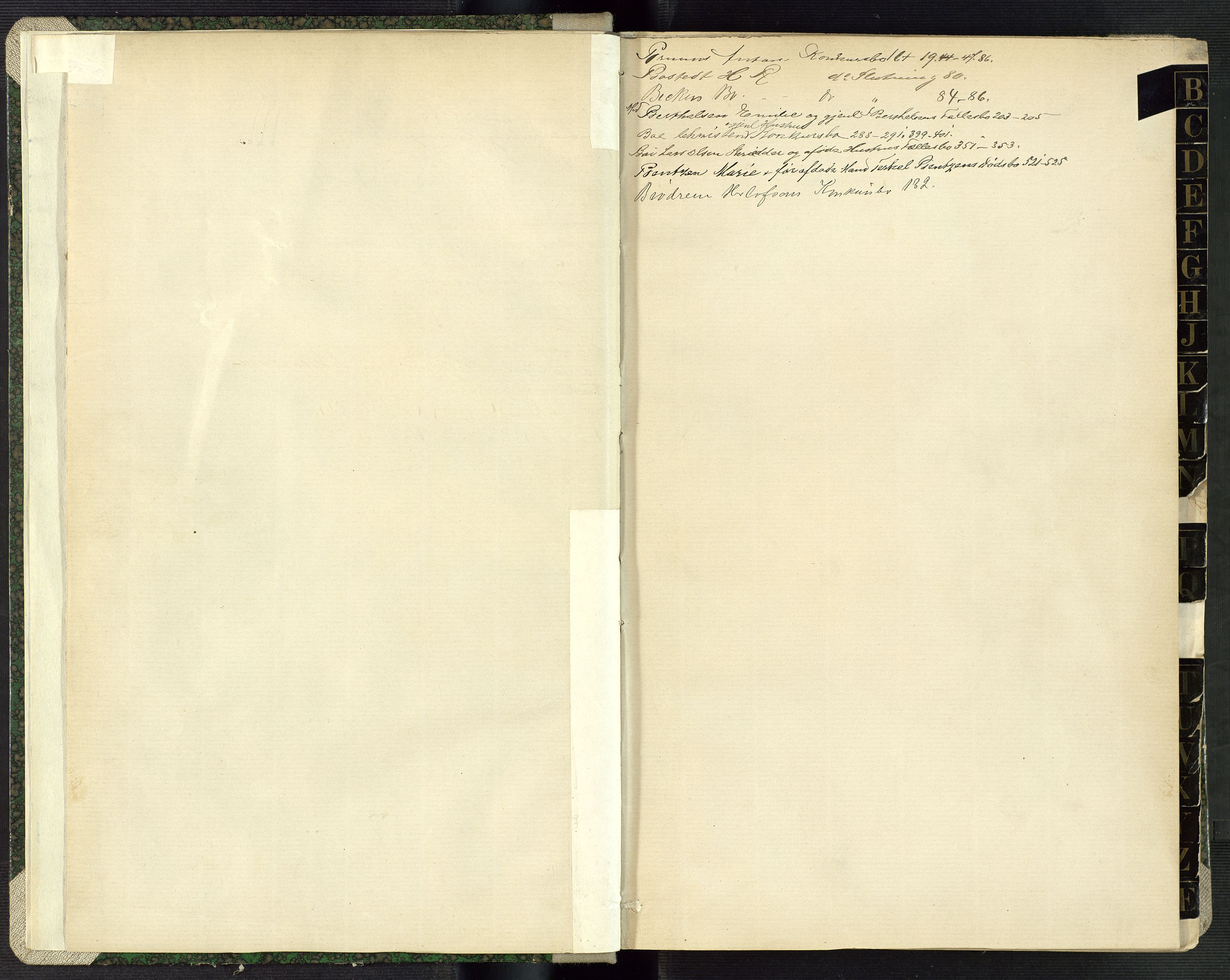 Arendal byfogd, AV/SAK-1222-0001/H/Hc/L0035: Skifteutlodningsprotokoll nr. 33, 1888-1897