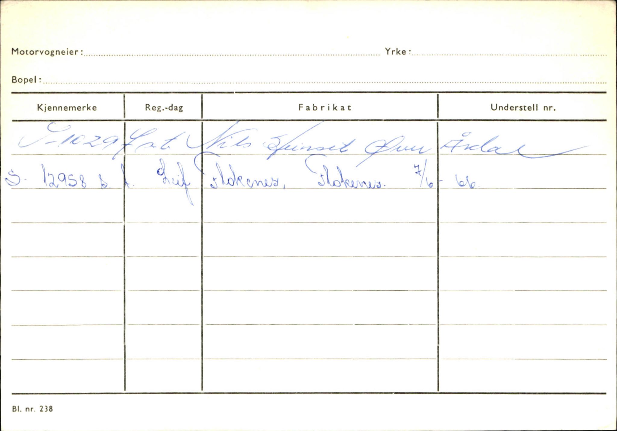 Statens vegvesen, Sogn og Fjordane vegkontor, SAB/A-5301/4/F/L0132: Eigarregister Askvoll A-Å. Balestrand A-Å, 1945-1975, s. 360