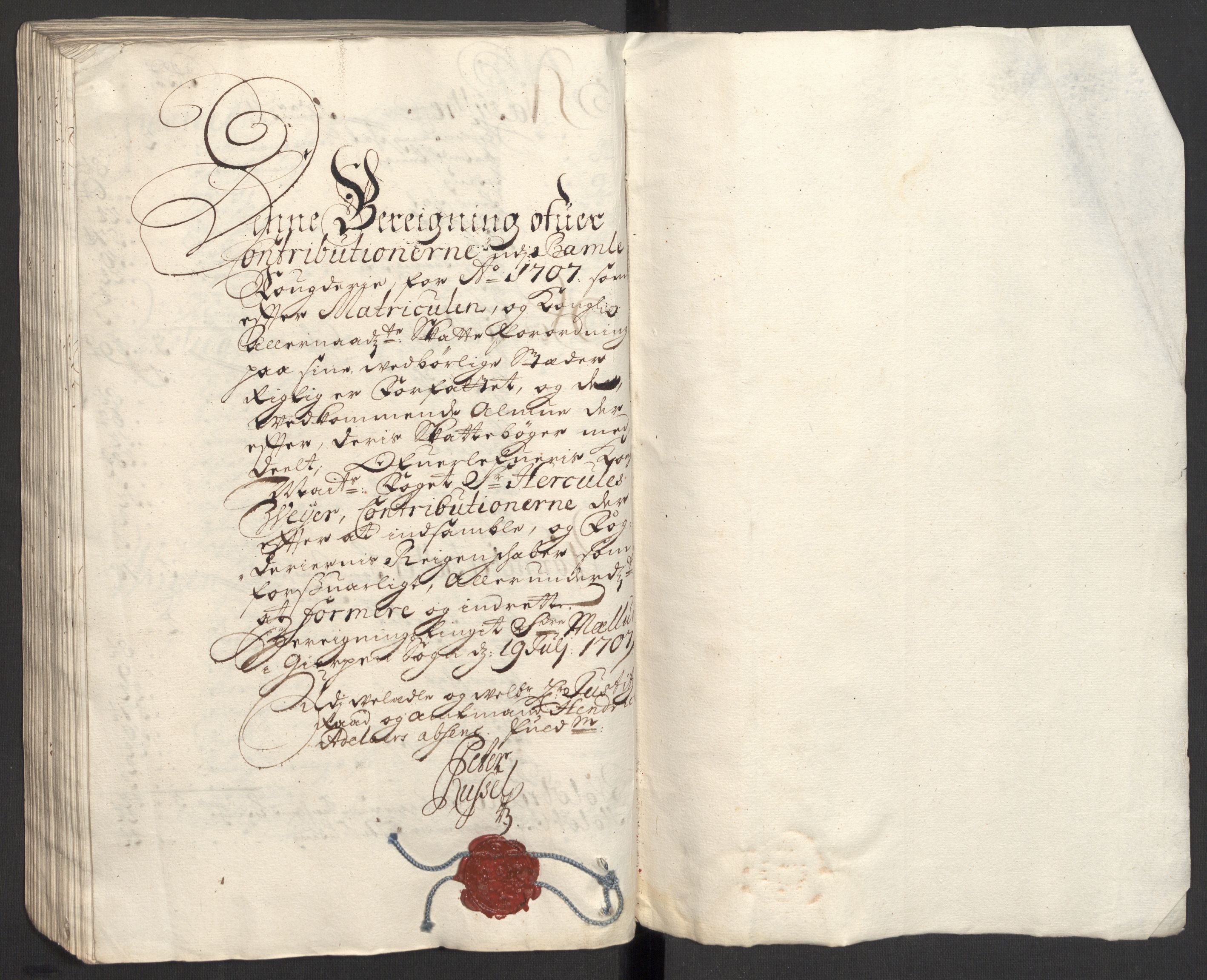 Rentekammeret inntil 1814, Reviderte regnskaper, Fogderegnskap, AV/RA-EA-4092/R36/L2117: Fogderegnskap Øvre og Nedre Telemark og Bamble, 1707, s. 432