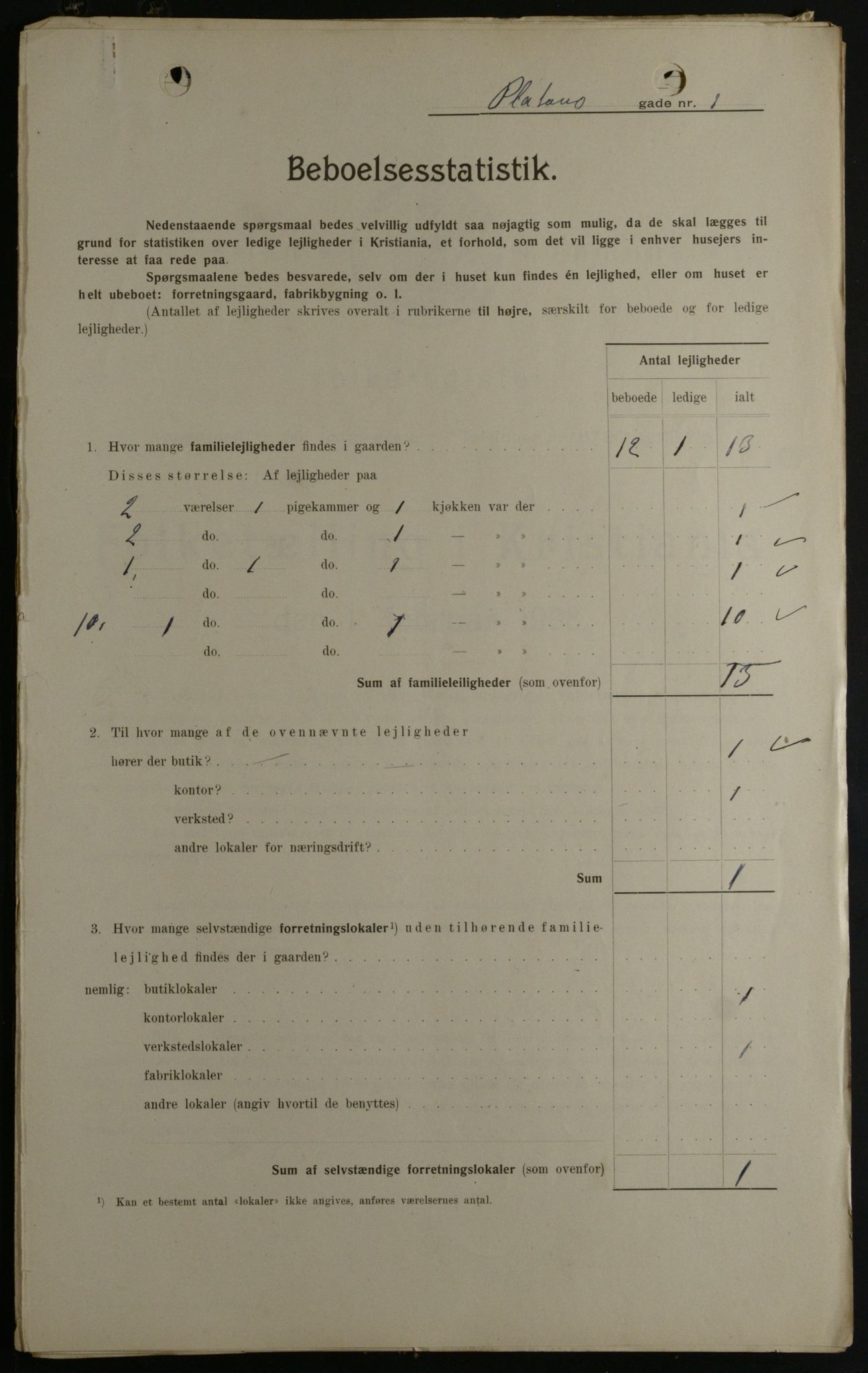 OBA, Kommunal folketelling 1.2.1908 for Kristiania kjøpstad, 1908, s. 71977