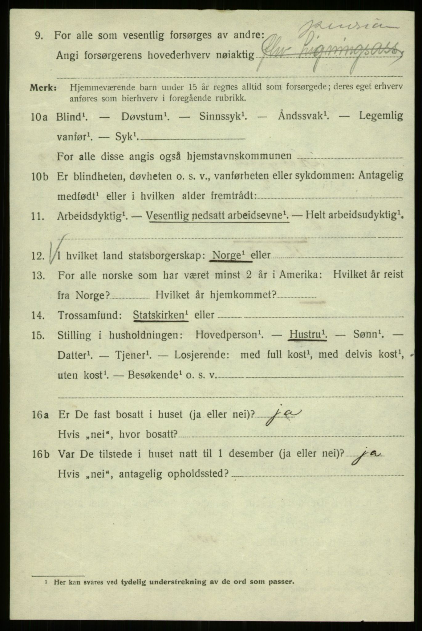 SAB, Folketelling 1920 for 1301 Bergen kjøpstad, 1920, s. 109818