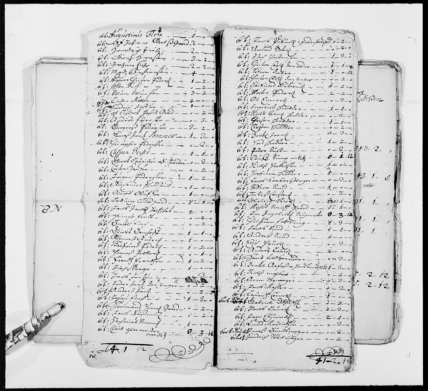 Rentekammeret inntil 1814, Reviderte regnskaper, Byregnskaper, RA/EA-4066/R/Rj/L0193: [J3] Kontribusjonsregnskap (med Langesund, Brevik, Porsgrunn og Kragerø), 1663-1691, s. 61