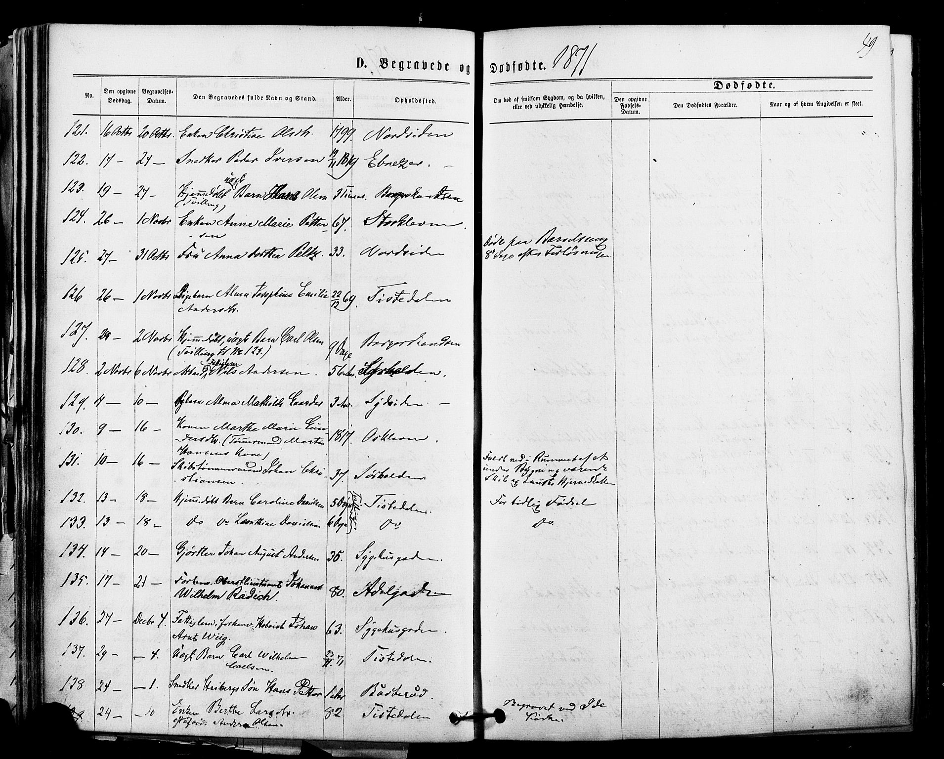 Halden prestekontor Kirkebøker, SAO/A-10909/F/Fa/L0010: Ministerialbok nr. I 10, 1866-1877, s. 49