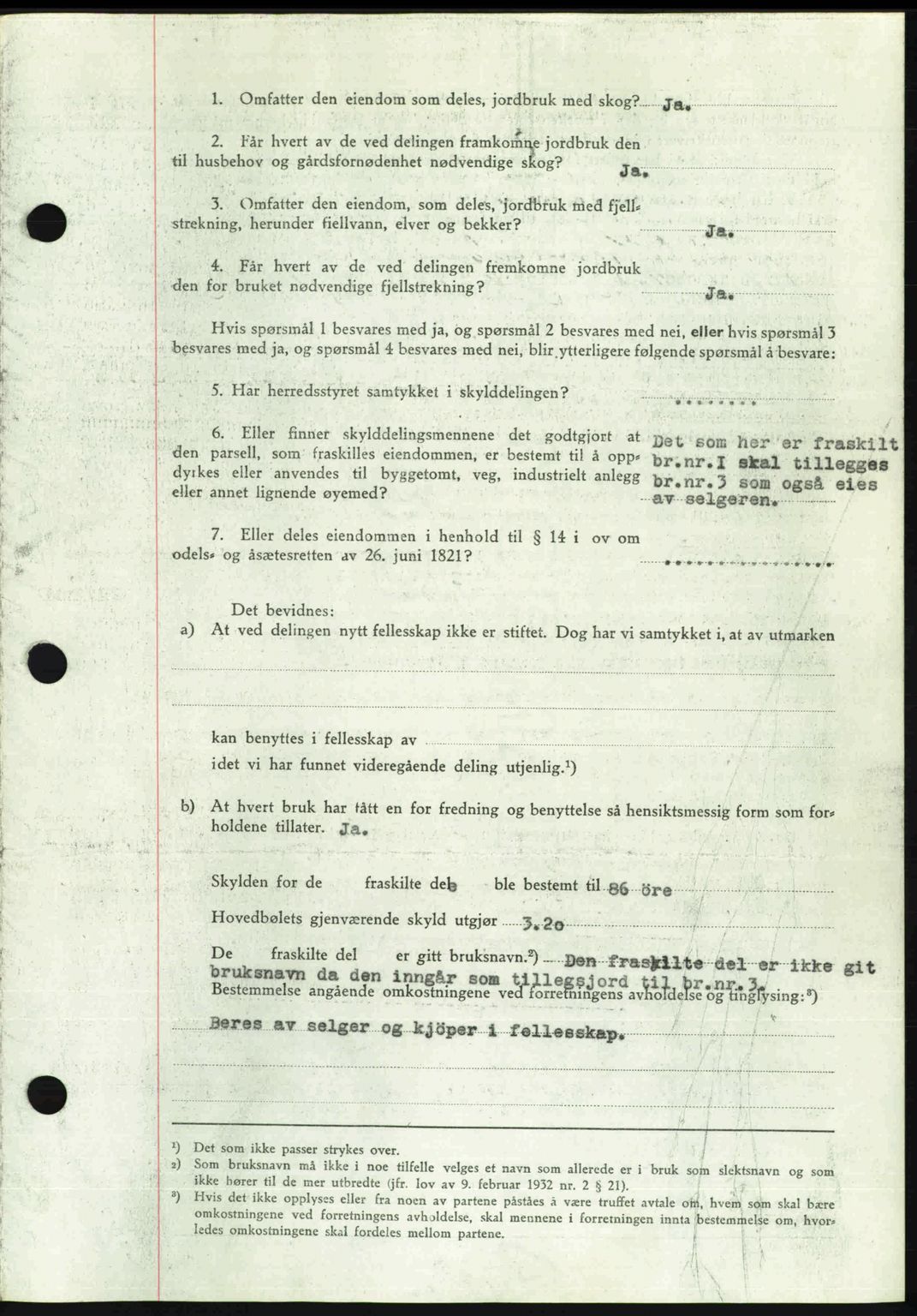 Romsdal sorenskriveri, SAT/A-4149/1/2/2C: Pantebok nr. A22, 1947-1947, Dagboknr: 964/1947
