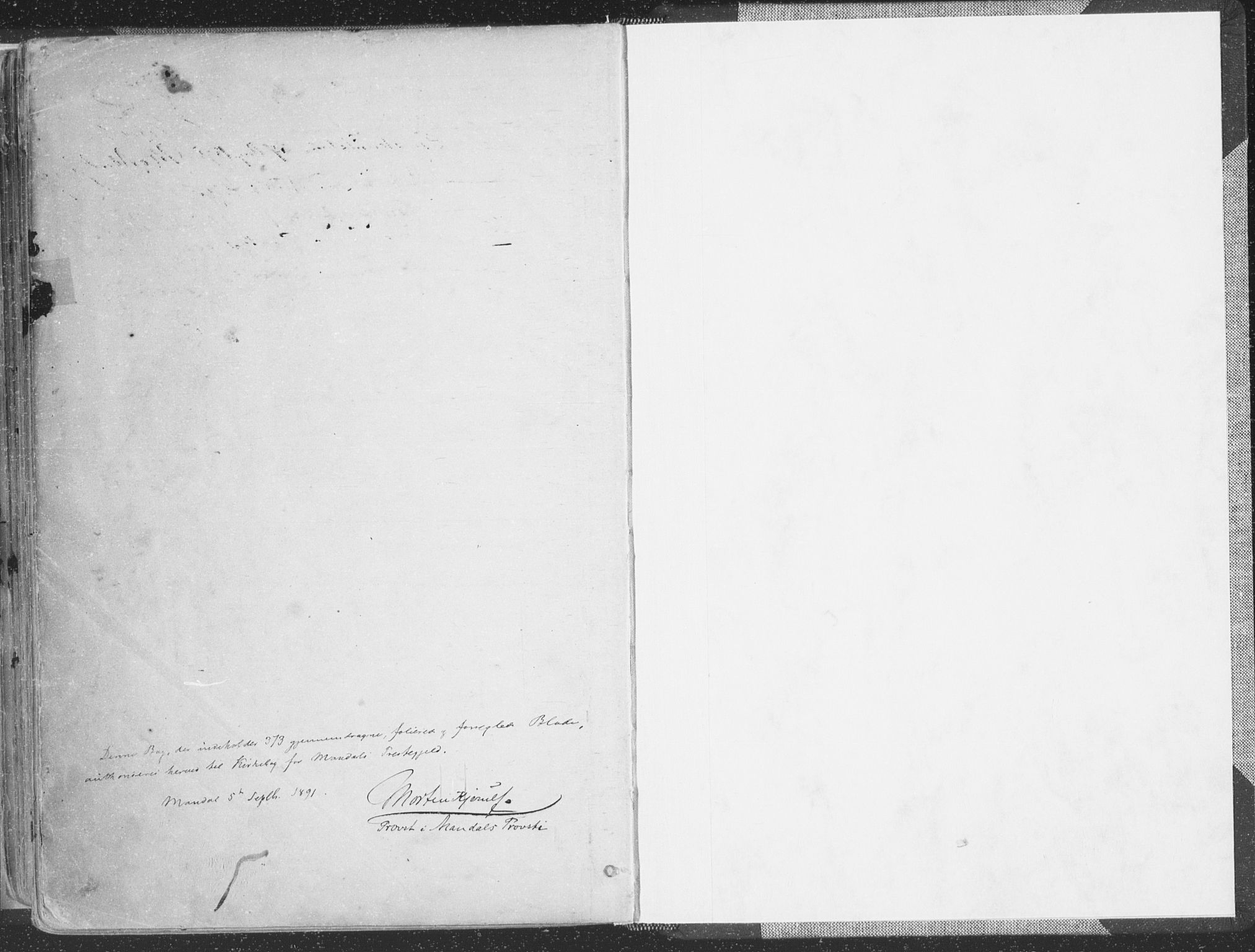 Mandal sokneprestkontor, SAK/1111-0030/F/Fa/Faa/L0018: Ministerialbok nr. A 18, 1890-1905