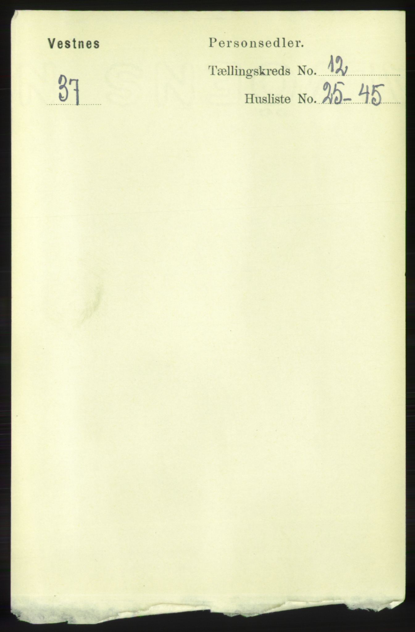 RA, Folketelling 1891 for 1535 Vestnes herred, 1891, s. 4550