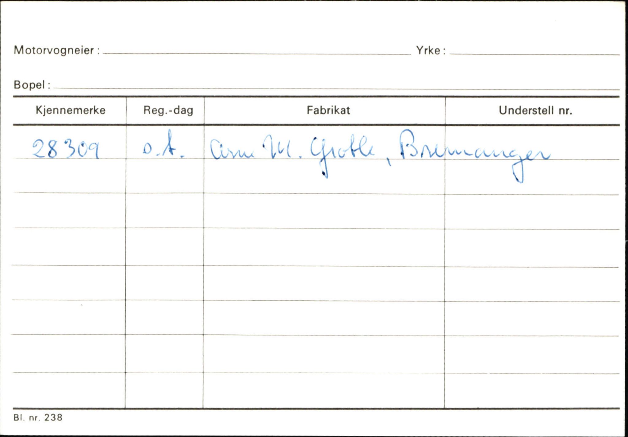 Statens vegvesen, Sogn og Fjordane vegkontor, AV/SAB-A-5301/4/F/L0133: Eigarregister Bremanger A-Å. Gaular A-H, 1945-1975, s. 572