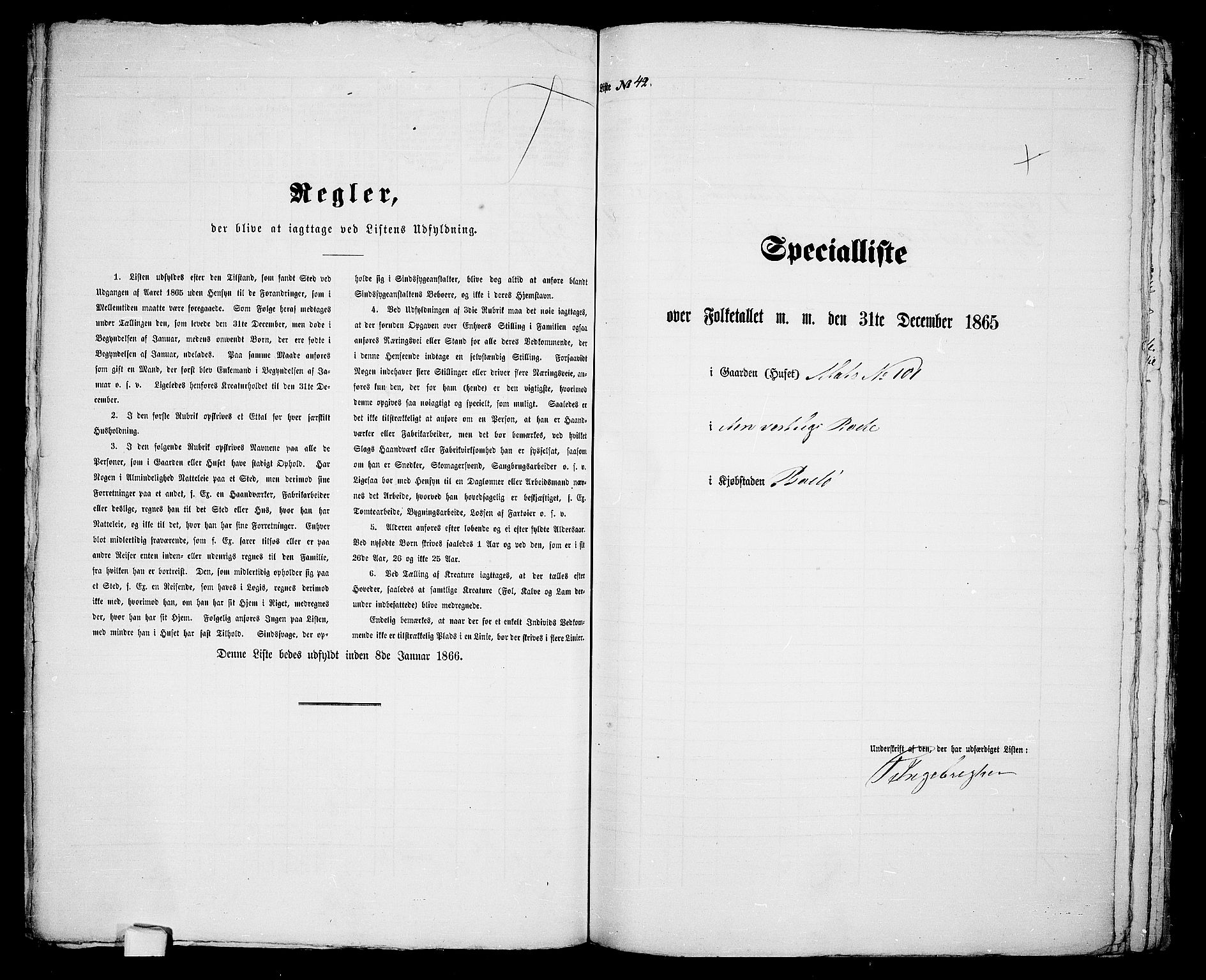 RA, Folketelling 1865 for 1804B Bodø prestegjeld, Bodø kjøpstad, 1865, s. 79