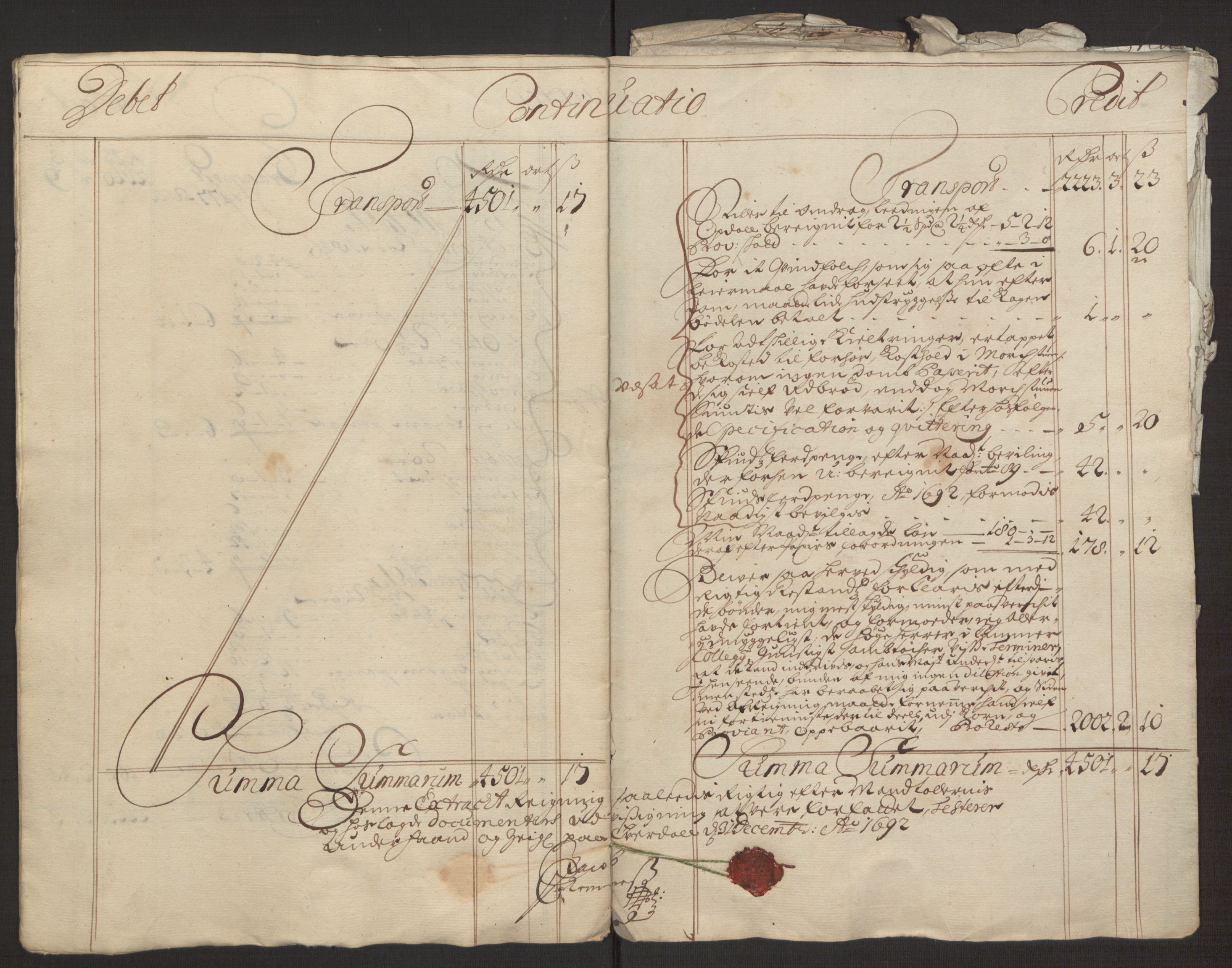 Rentekammeret inntil 1814, Reviderte regnskaper, Fogderegnskap, RA/EA-4092/R58/L3937: Fogderegnskap Orkdal, 1691-1692, s. 183