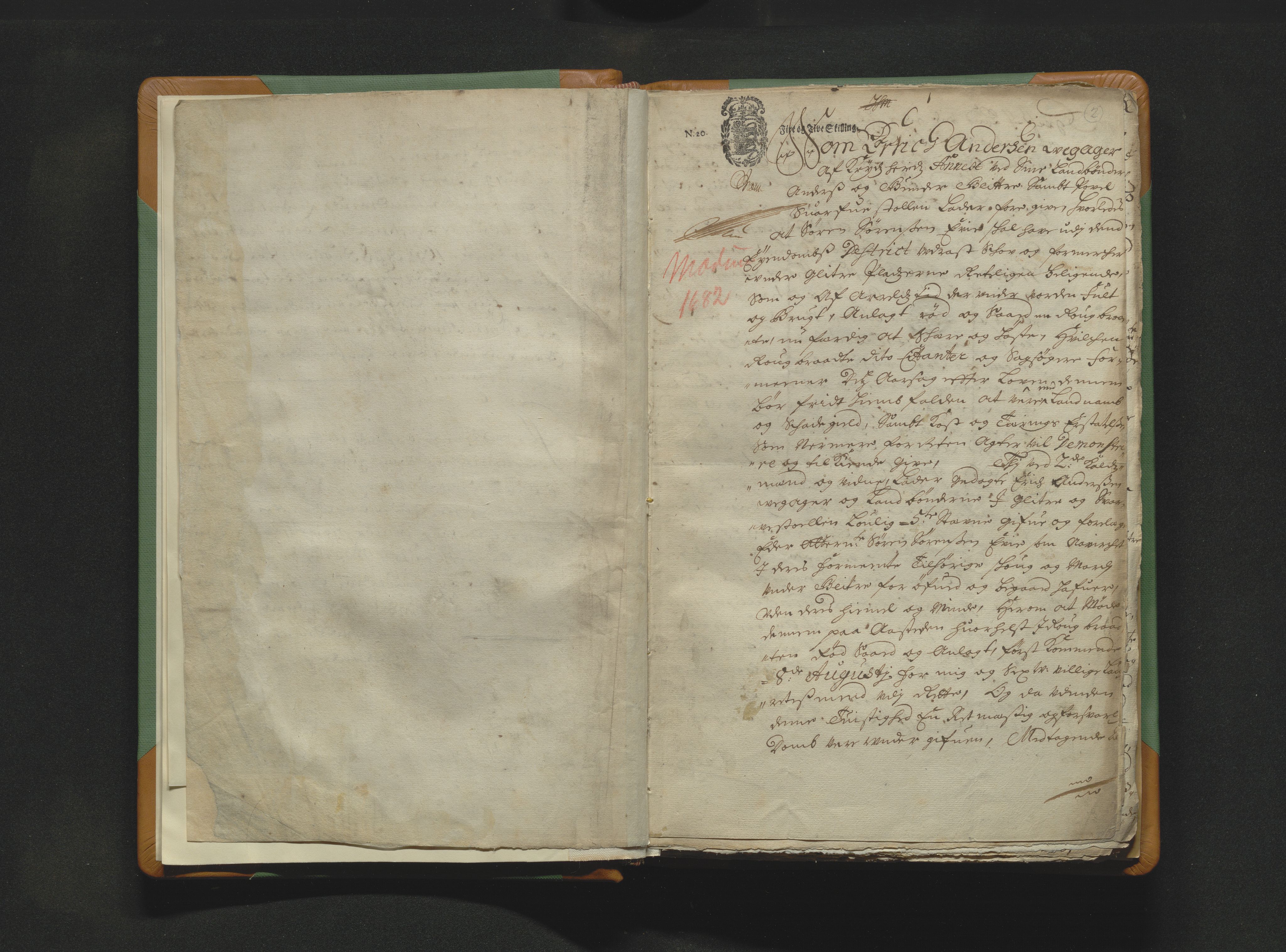 Eiker, Modum og Sigdal sorenskriveri, AV/SAKO-A-123/H/Hb/Hba/L0002b: Skifteprotokoll, 1678-1696, s. 1b-2a