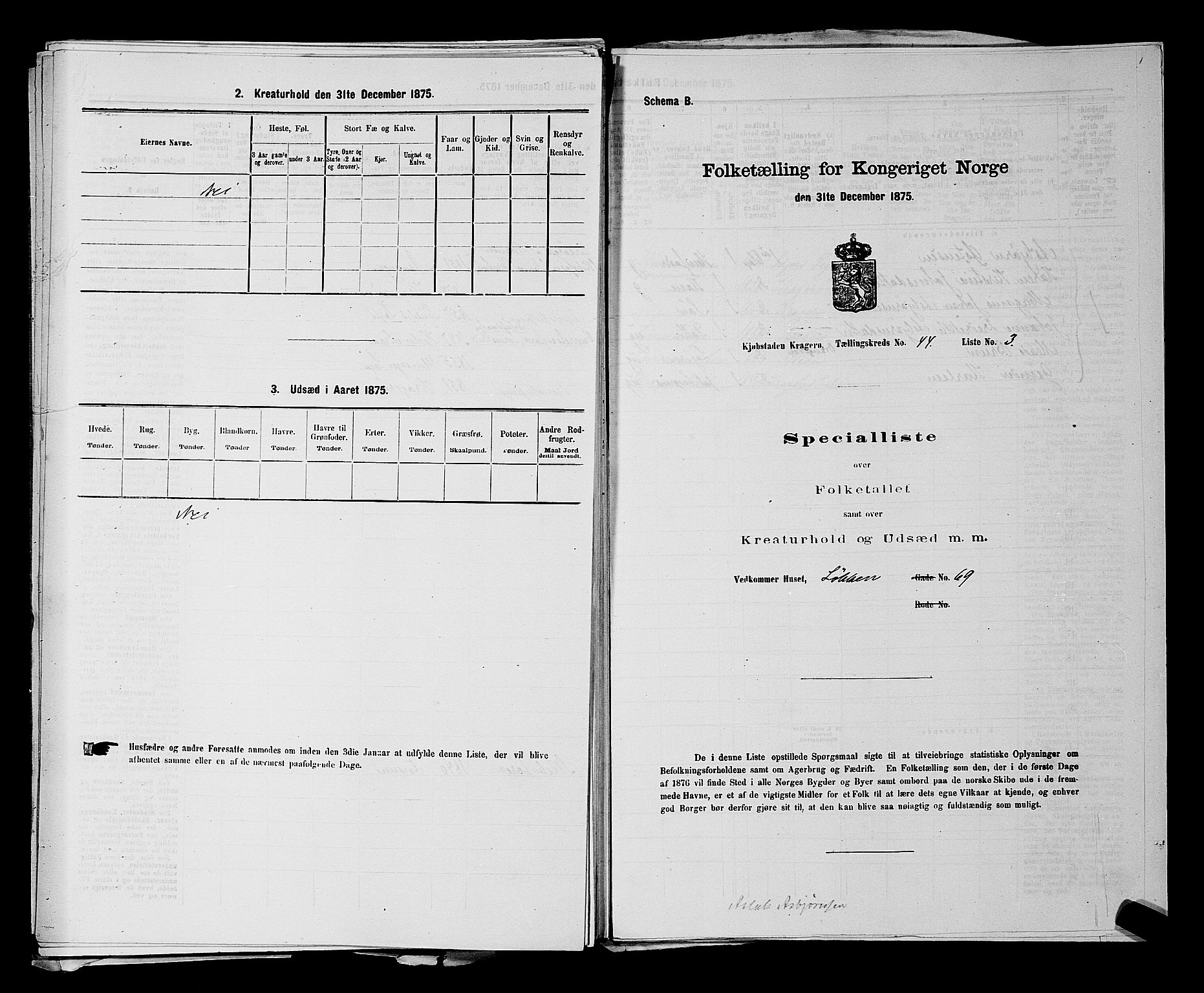 SAKO, Folketelling 1875 for 0801P Kragerø prestegjeld, 1875, s. 968