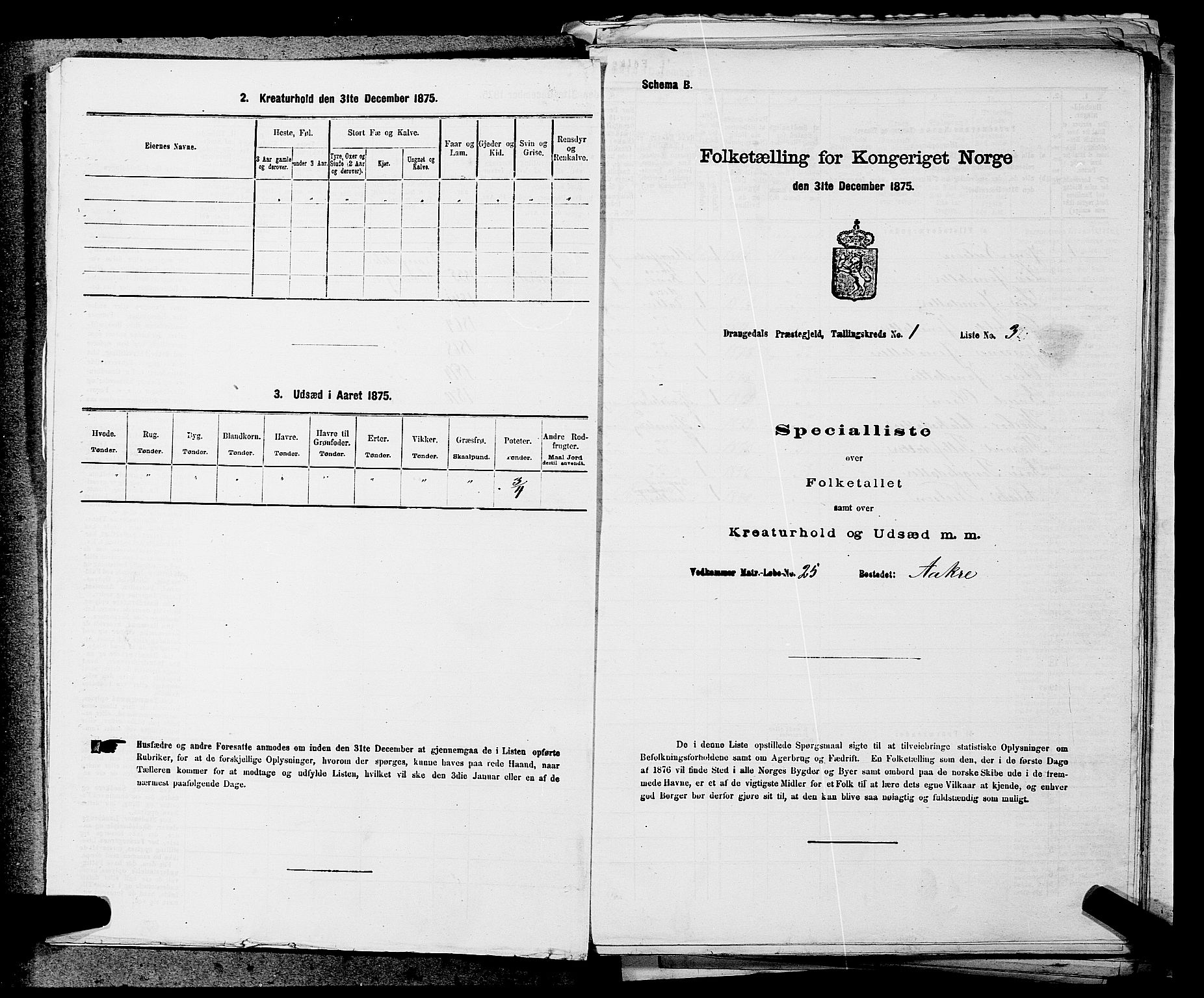 SAKO, Folketelling 1875 for 0817P Drangedal prestegjeld, 1875, s. 56