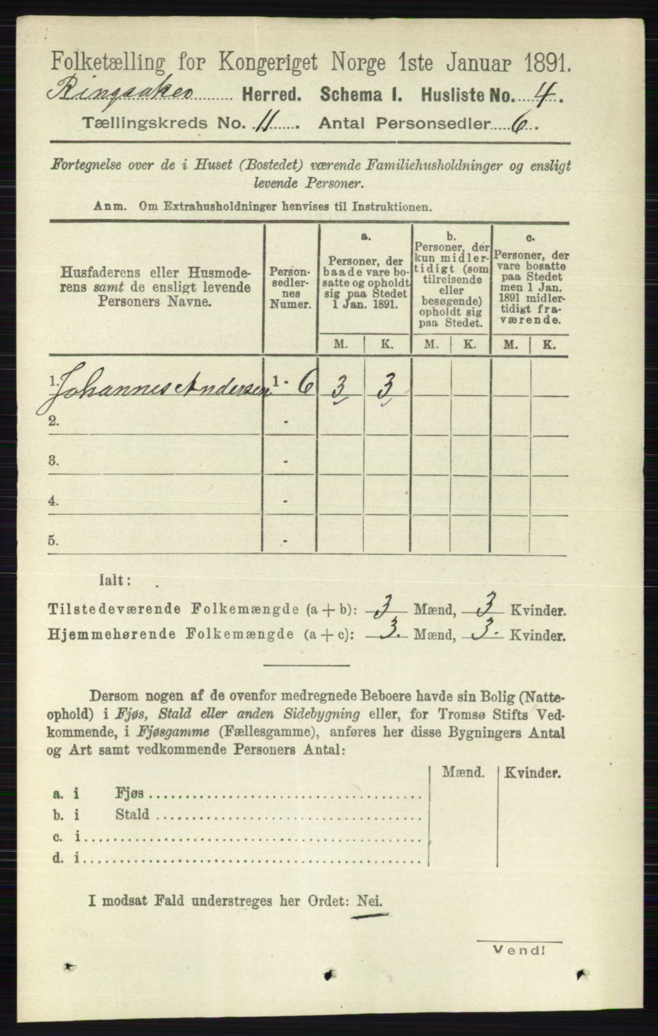 RA, Folketelling 1891 for 0412 Ringsaker herred, 1891, s. 6171