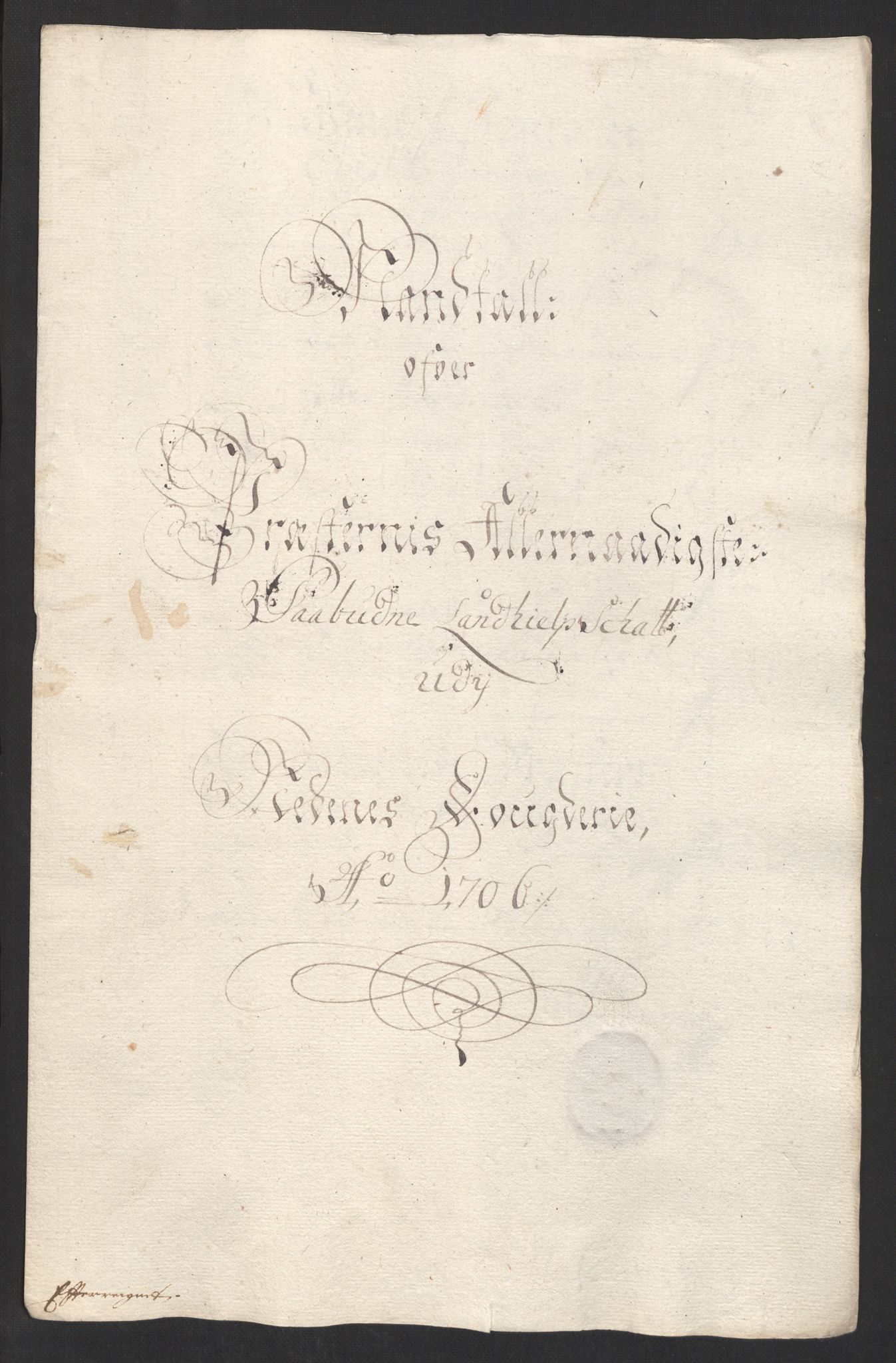 Rentekammeret inntil 1814, Reviderte regnskaper, Fogderegnskap, AV/RA-EA-4092/R39/L2318: Fogderegnskap Nedenes, 1706-1709, s. 54