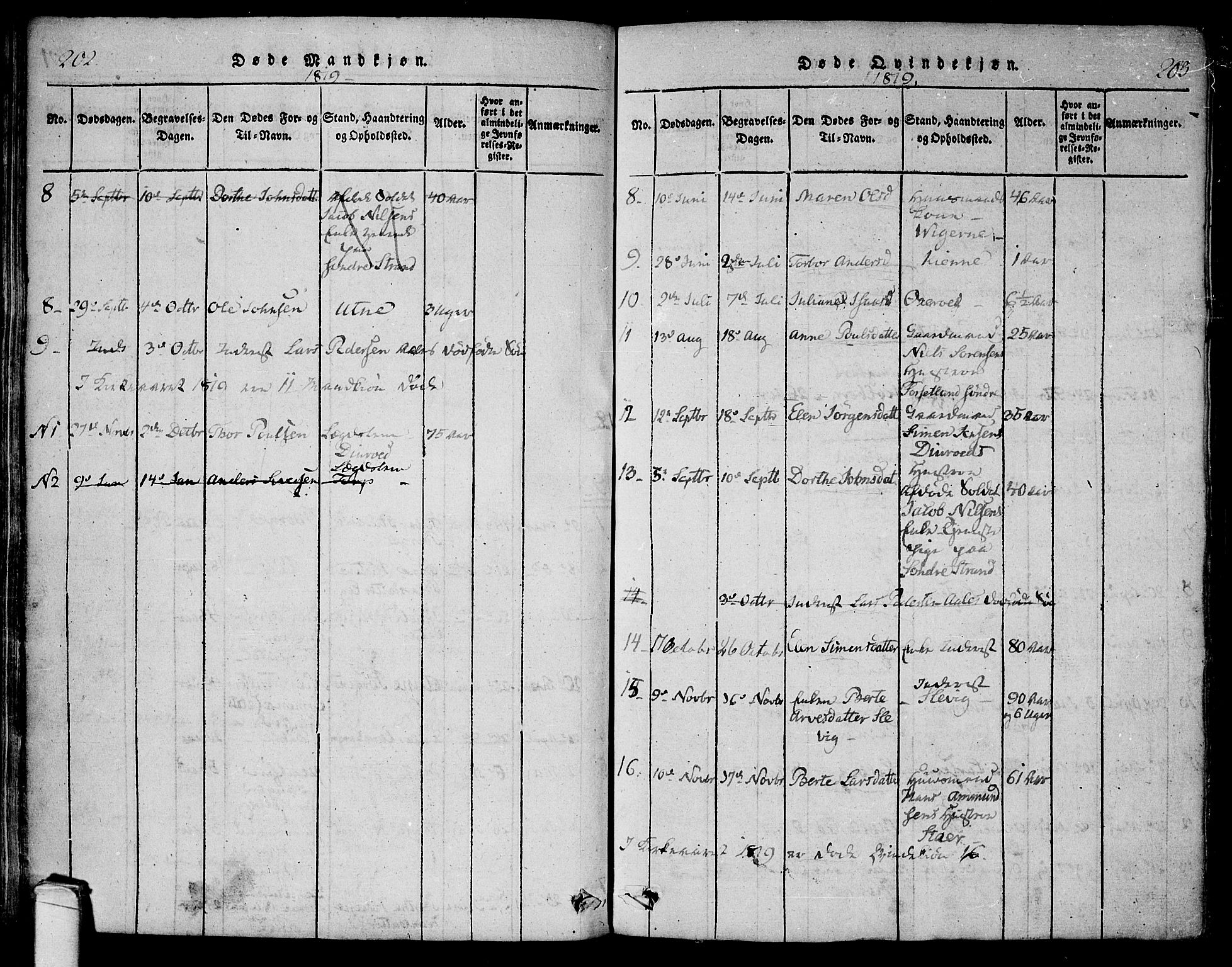 Onsøy prestekontor Kirkebøker, AV/SAO-A-10914/F/Fa/L0002: Ministerialbok nr. I 2, 1814-1840, s. 202-203