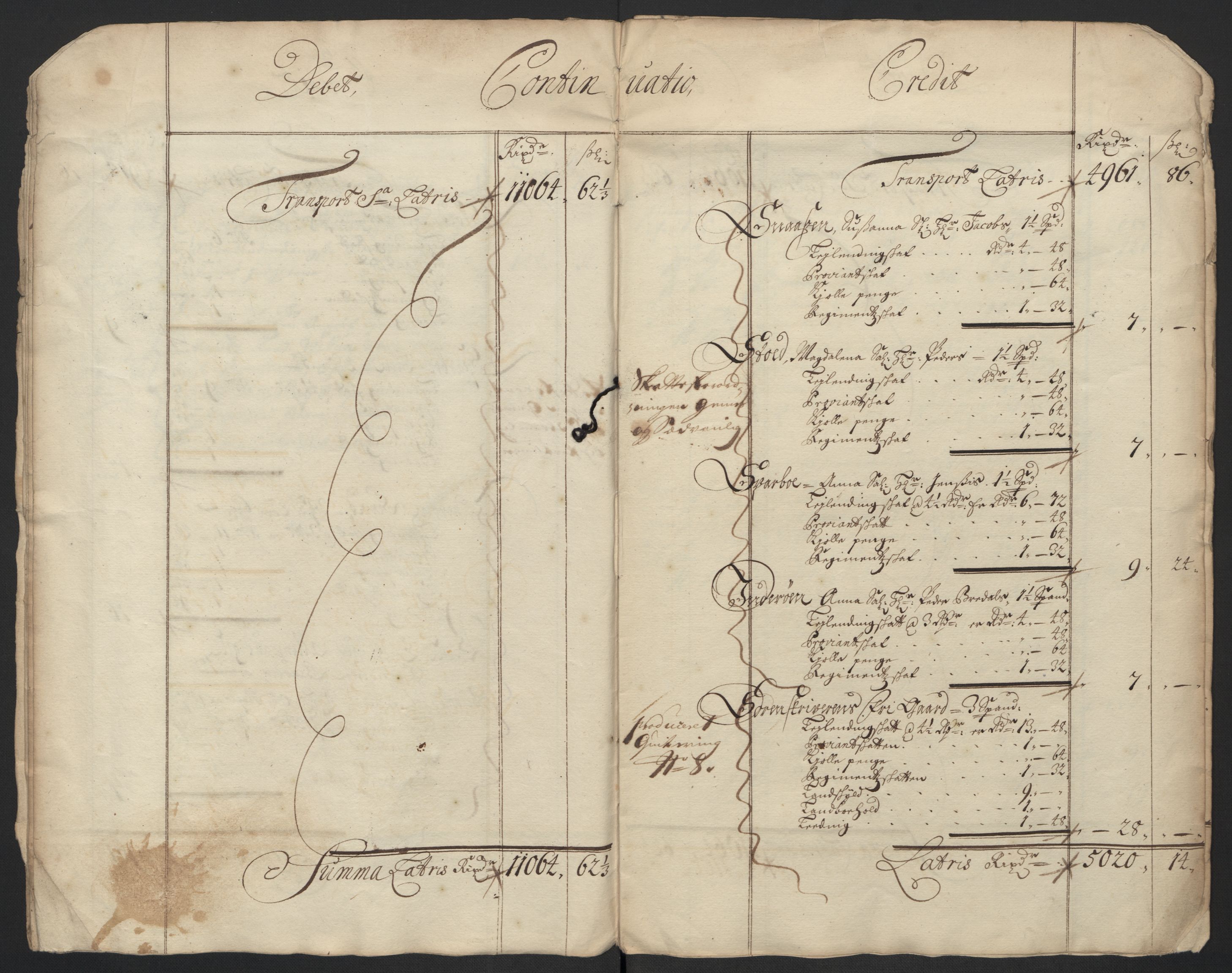 Rentekammeret inntil 1814, Reviderte regnskaper, Fogderegnskap, AV/RA-EA-4092/R63/L4310: Fogderegnskap Inderøy, 1698-1699, s. 259
