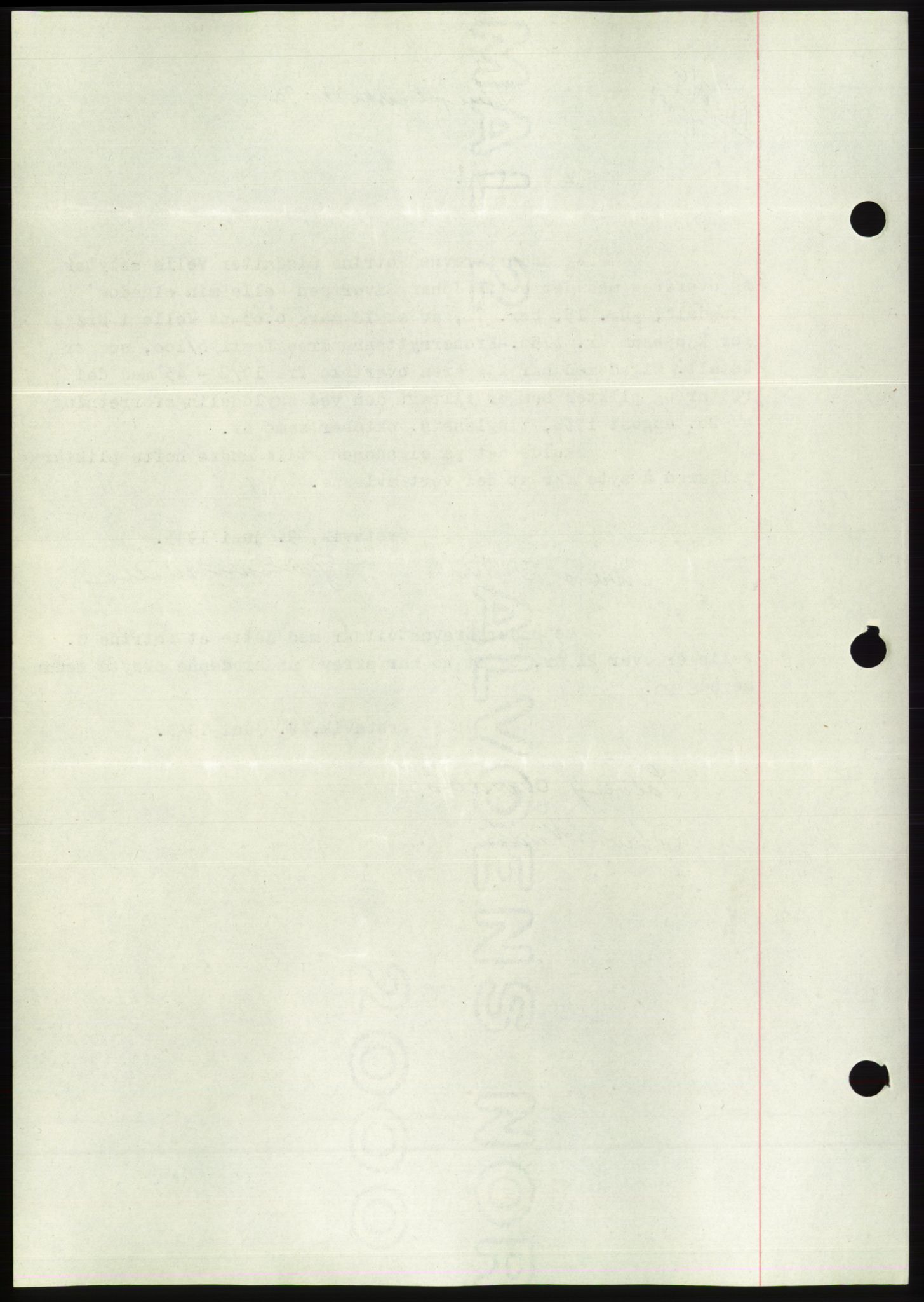 Søre Sunnmøre sorenskriveri, AV/SAT-A-4122/1/2/2C/L0075: Pantebok nr. 1A, 1943-1943, Dagboknr: 549/1943