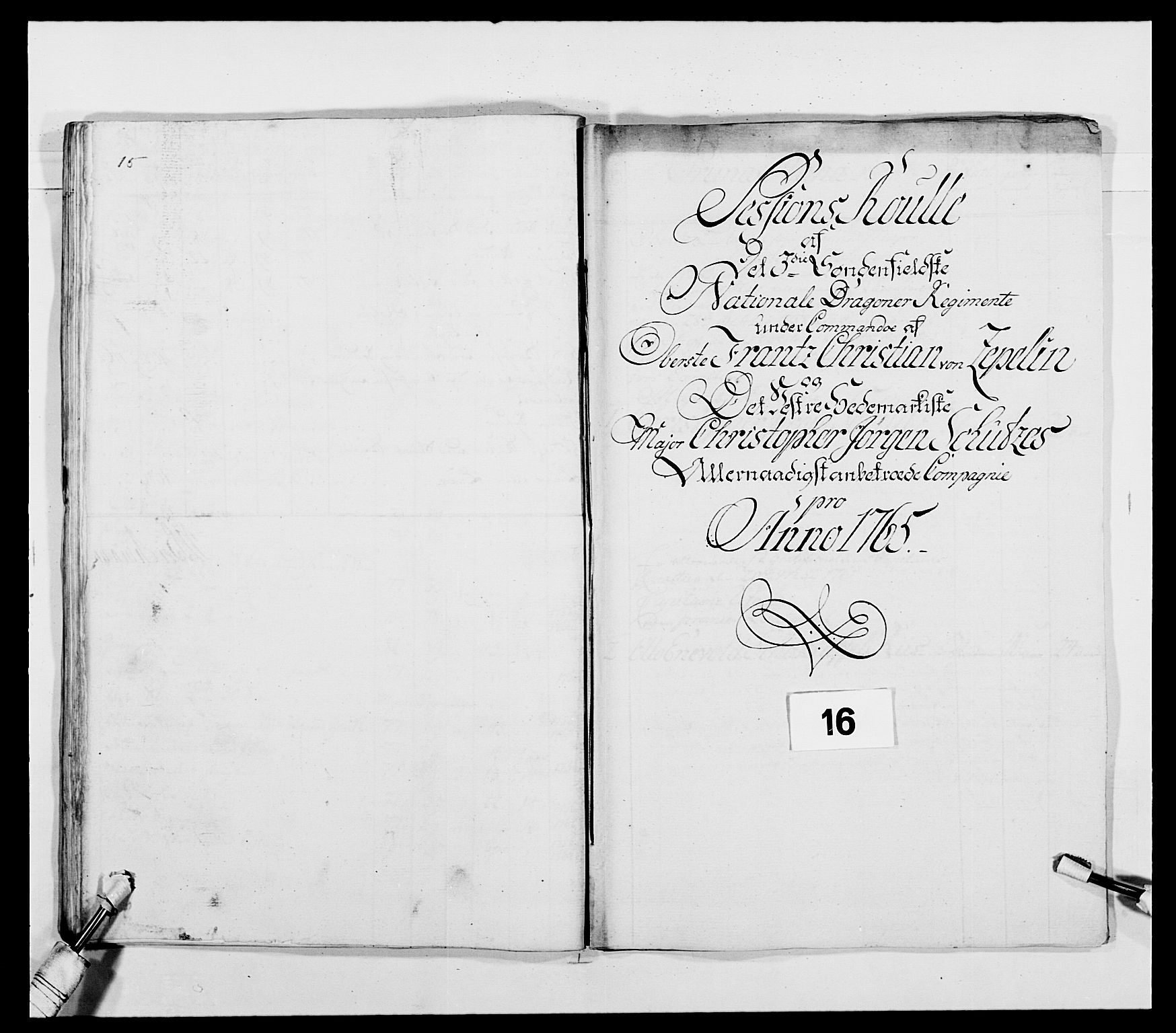 Kommanderende general (KG I) med Det norske krigsdirektorium, AV/RA-EA-5419/E/Ea/L0480: 3. Sønnafjelske dragonregiment, 1765-1767, s. 350