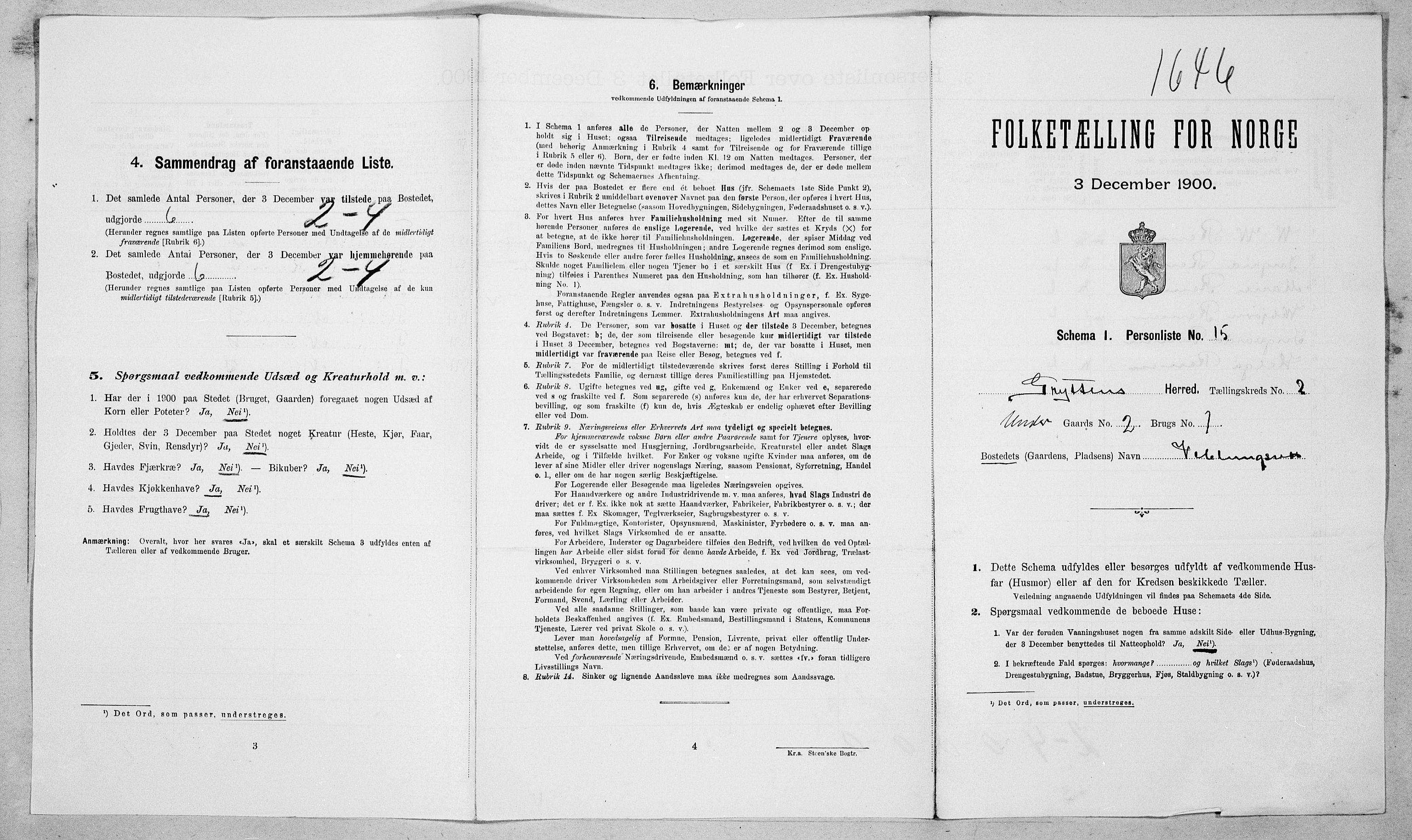 SAT, Folketelling 1900 for 1539 Grytten herred, 1900, s. 235