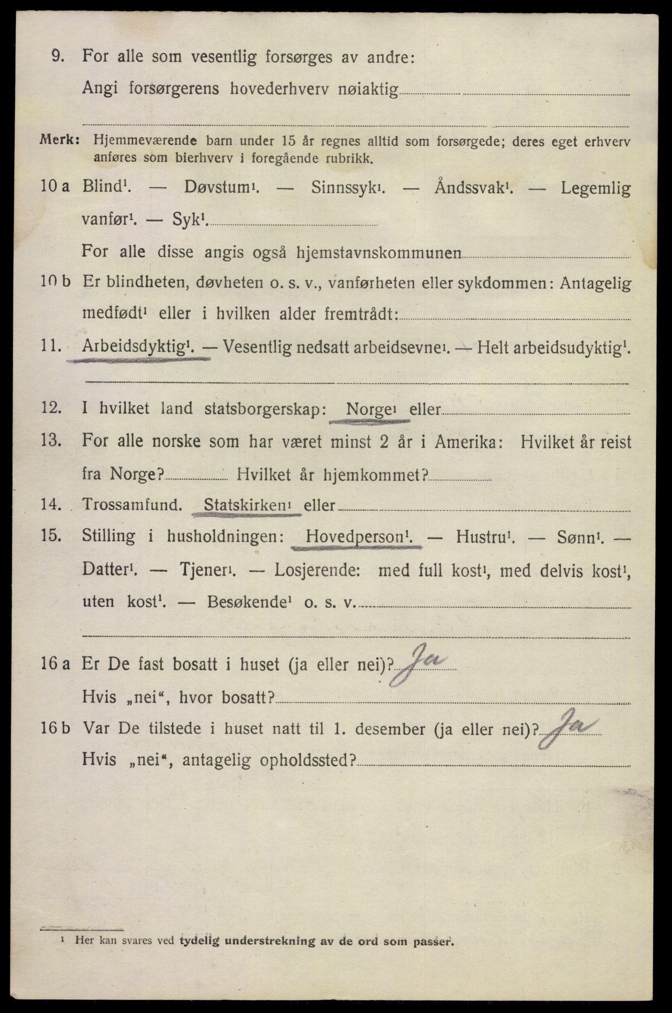 SAKO, Folketelling 1920 for 0825 Hovin herred, 1920, s. 1324