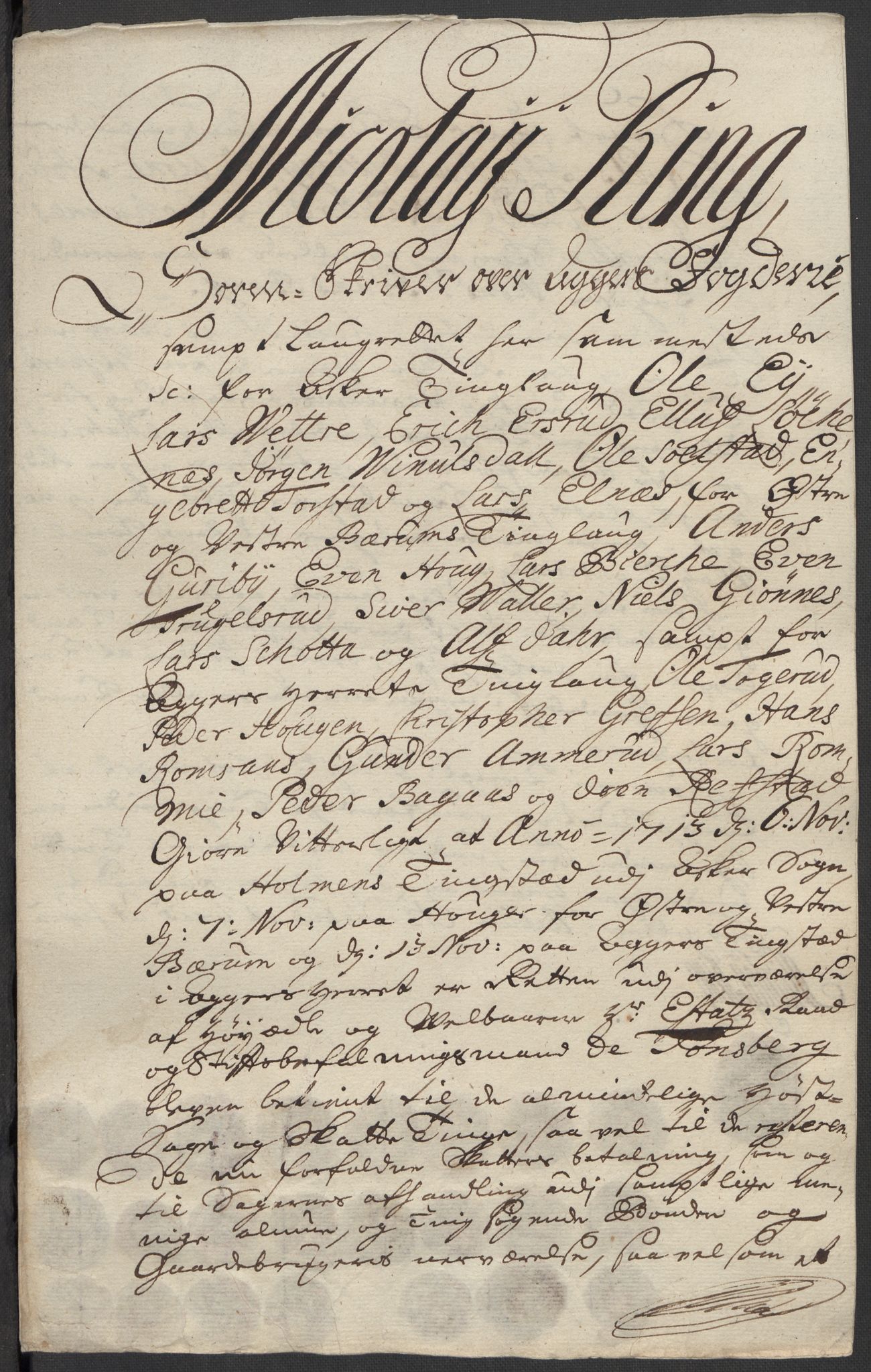 Rentekammeret inntil 1814, Reviderte regnskaper, Fogderegnskap, AV/RA-EA-4092/R10/L0451: Fogderegnskap Aker og Follo, 1713-1714, s. 83